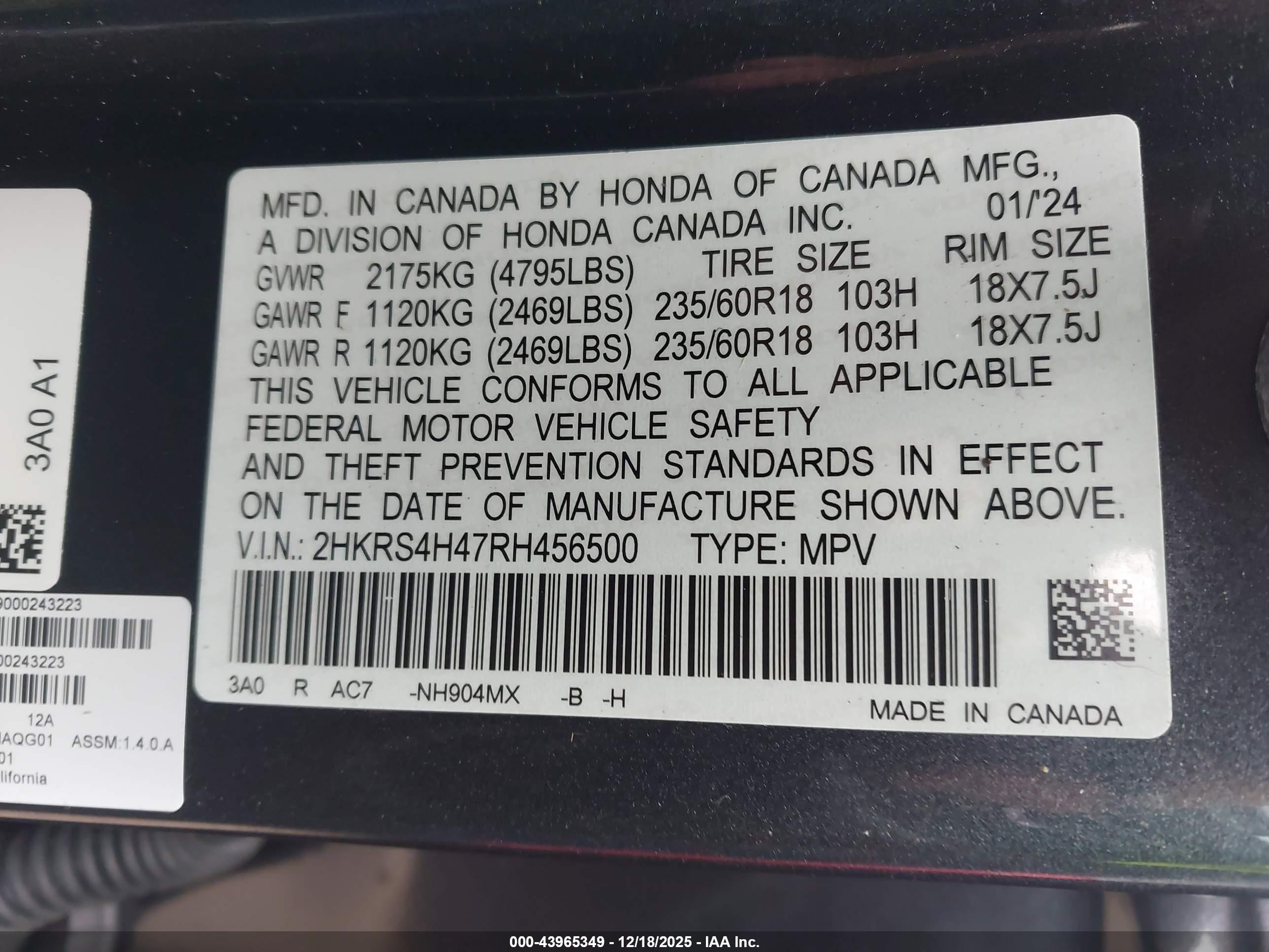 HONDA CR-V image 9