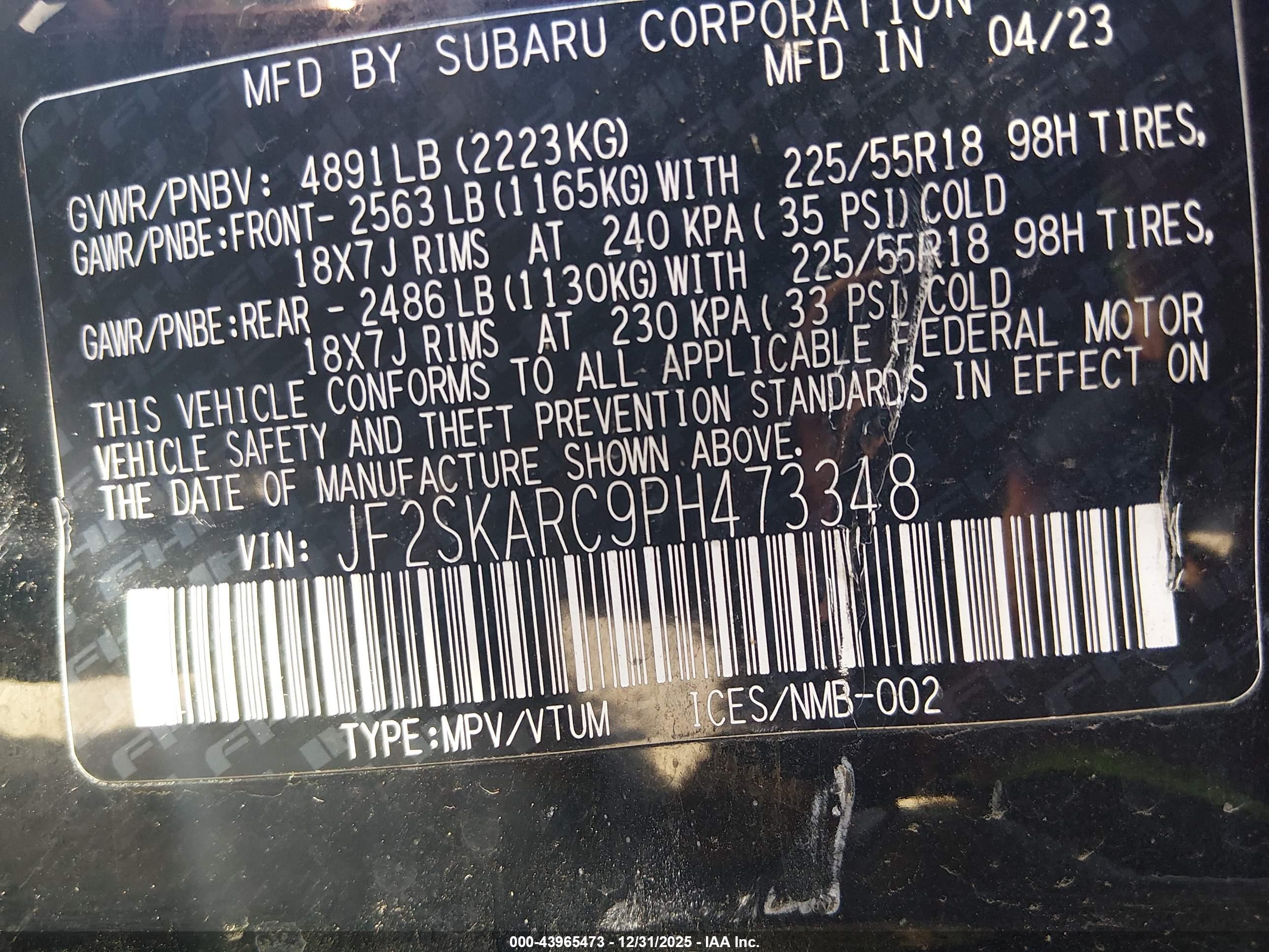 SUBARU FORESTER image 9