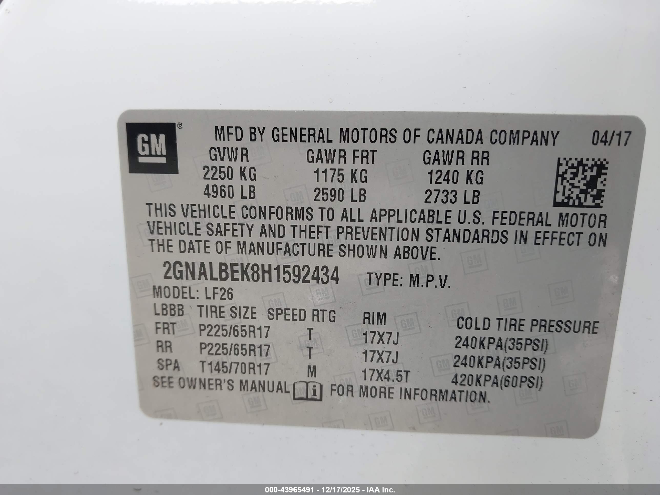 CHEVROLET EQUINOX image 9