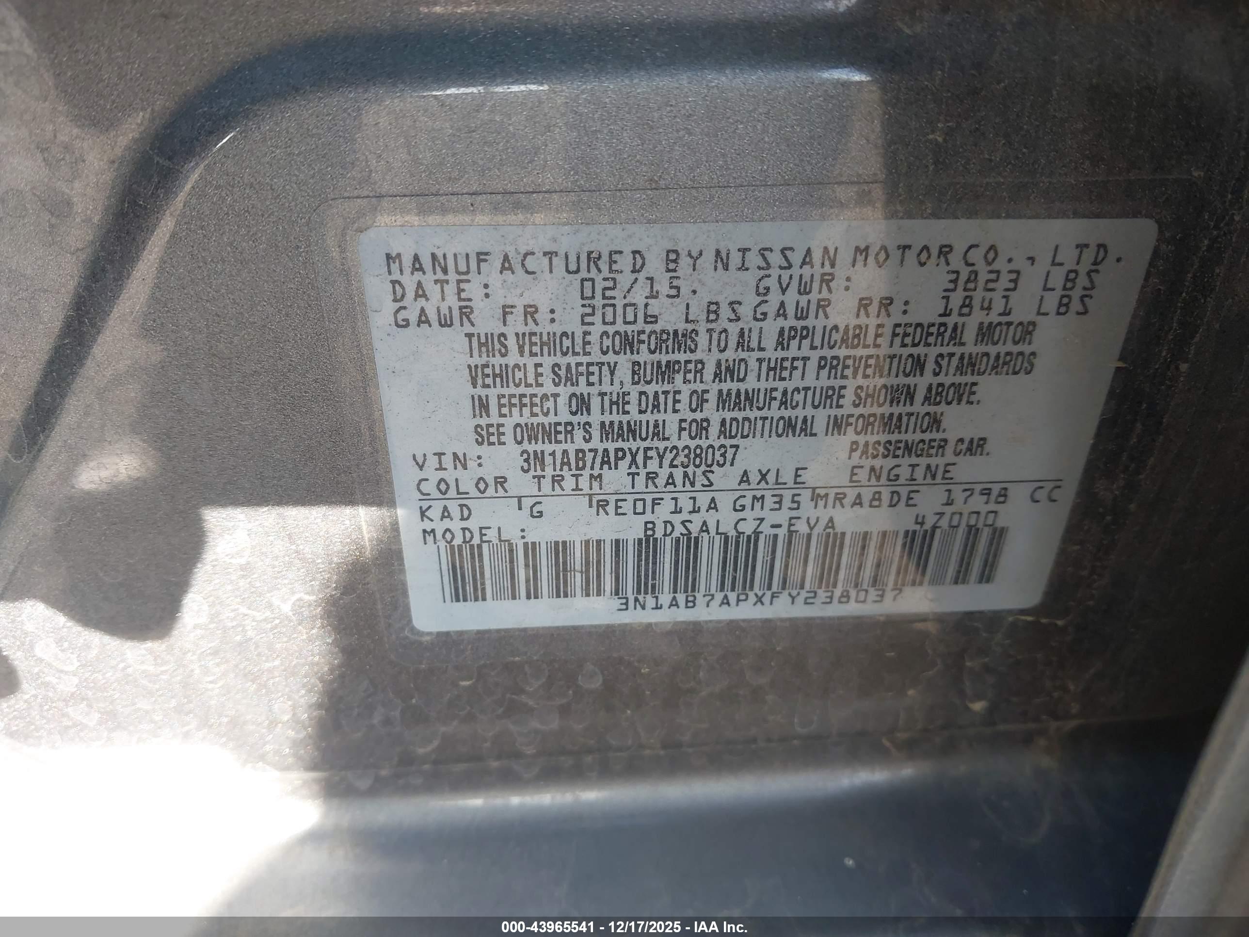 NISSAN SENTRA image 9