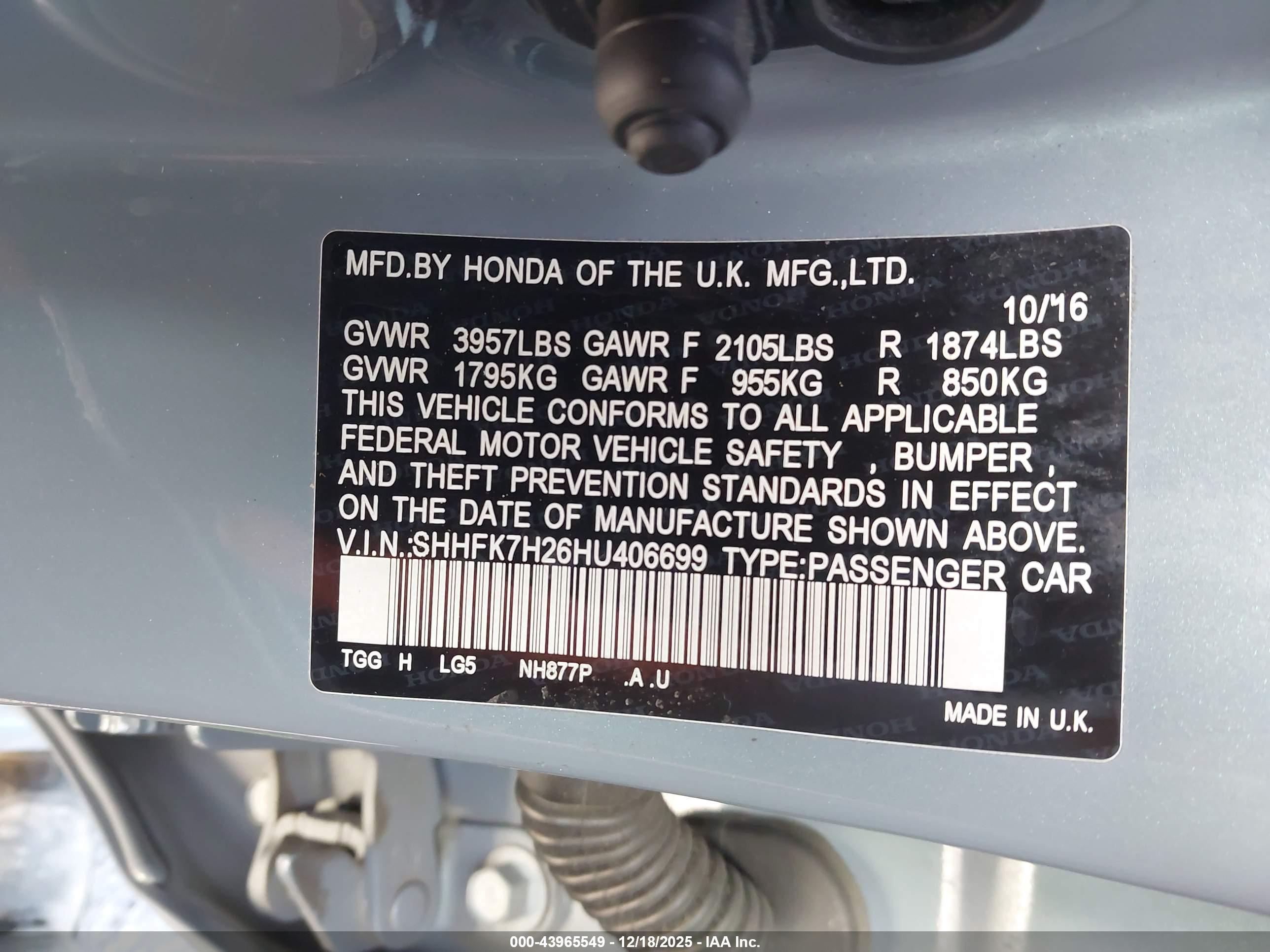 HONDA CIVIC image 9