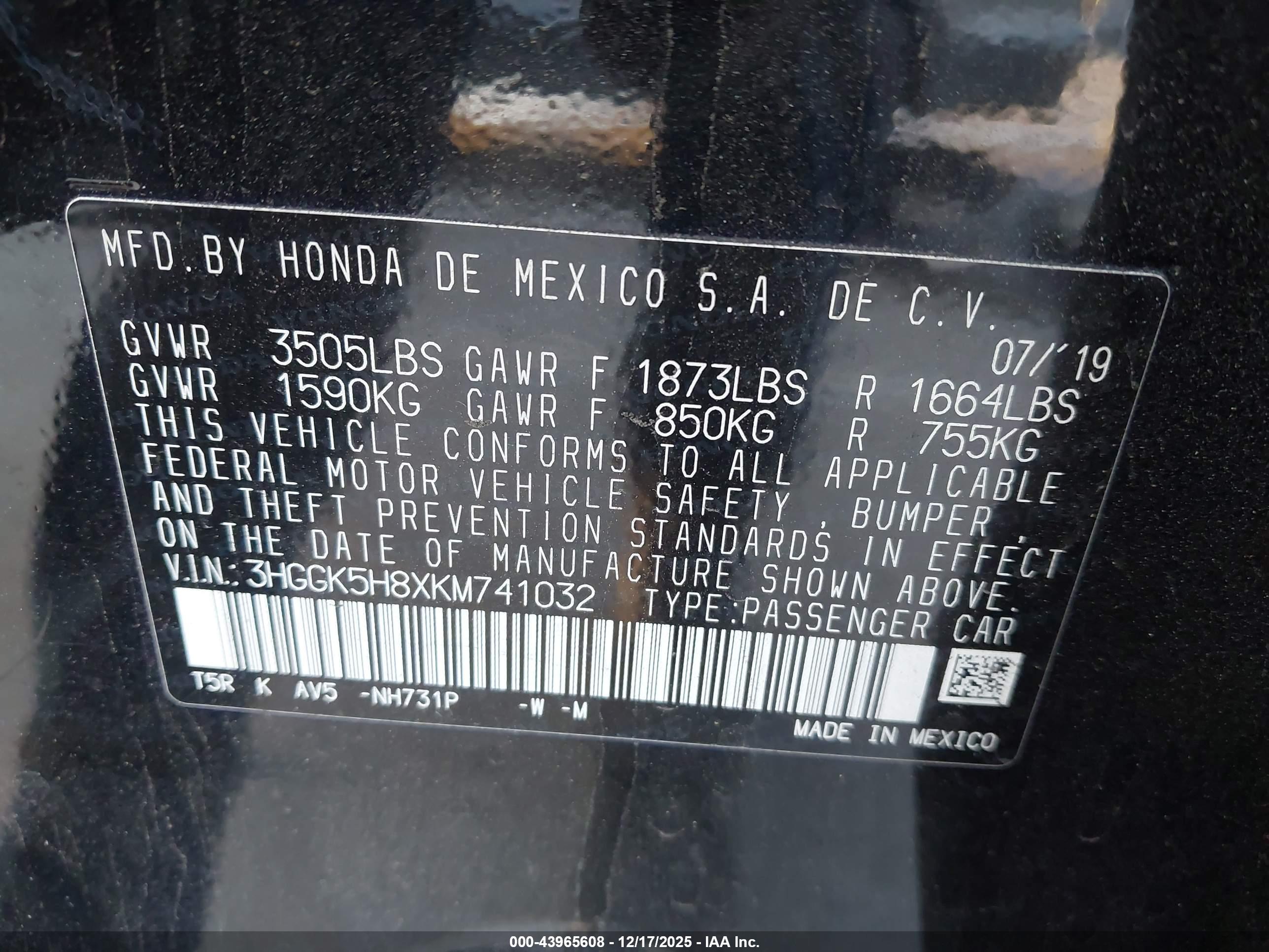HONDA FIT image 9