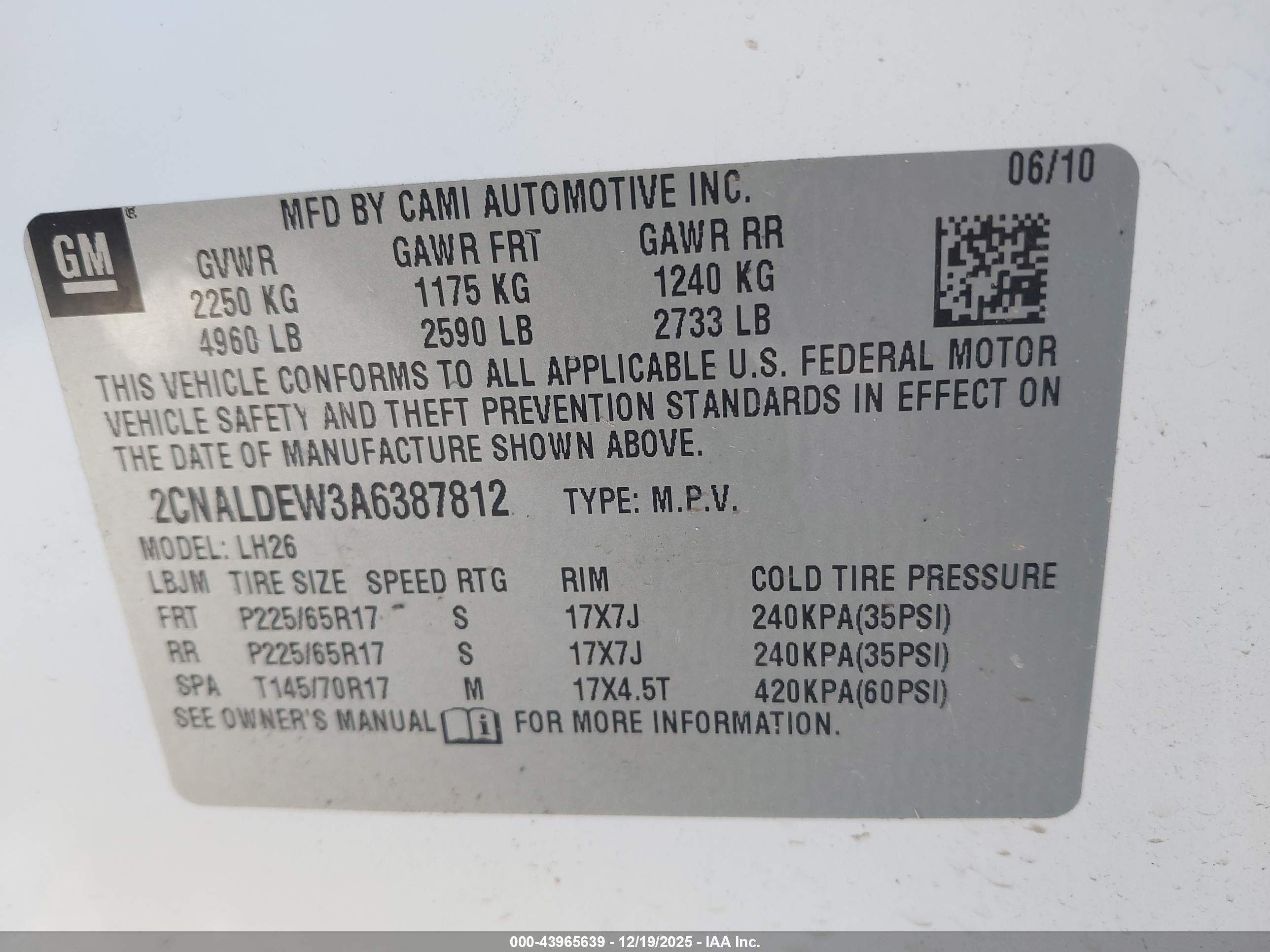 CHEVROLET EQUINOX image 9