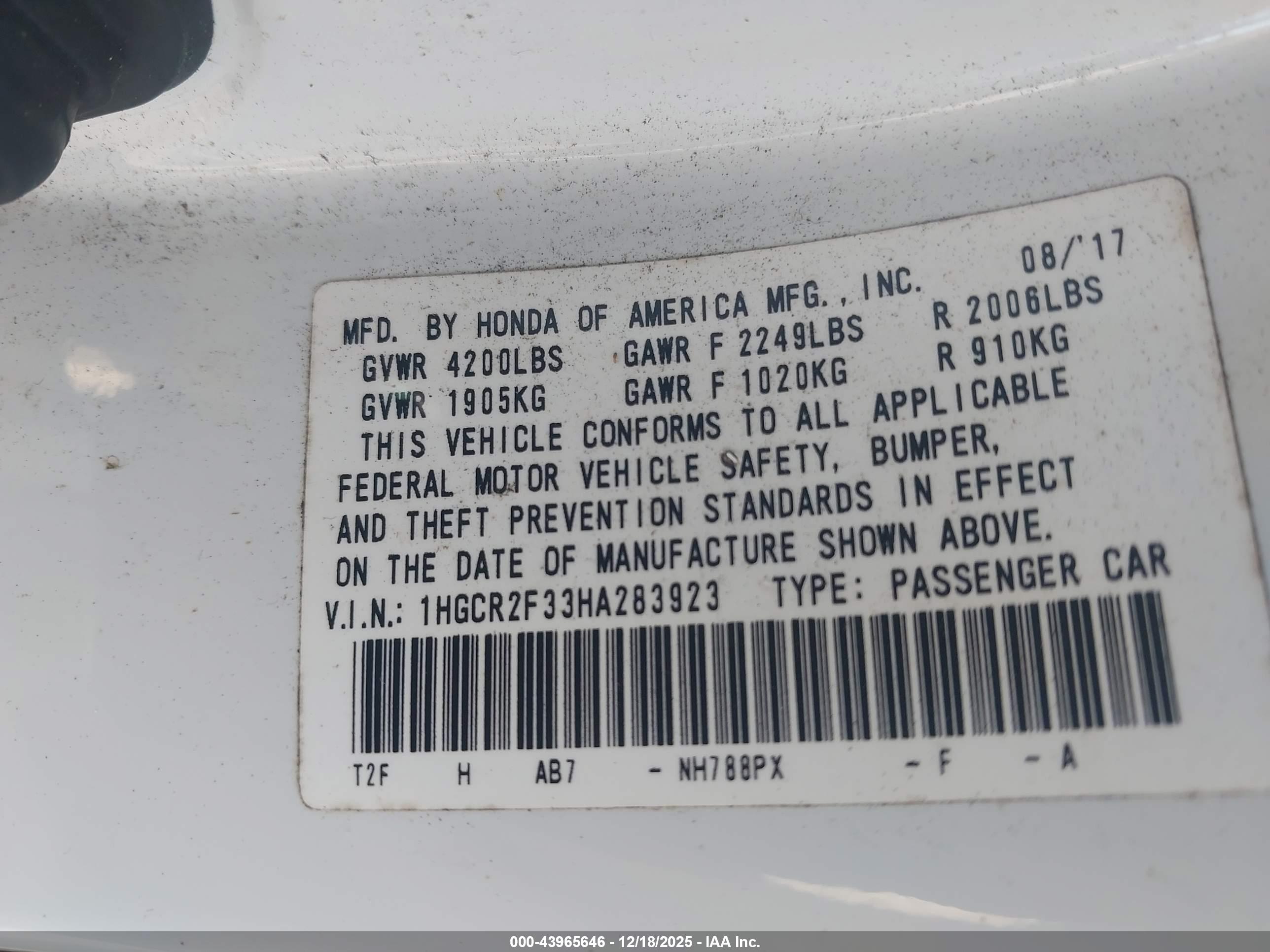 HONDA ACCORD image 9
