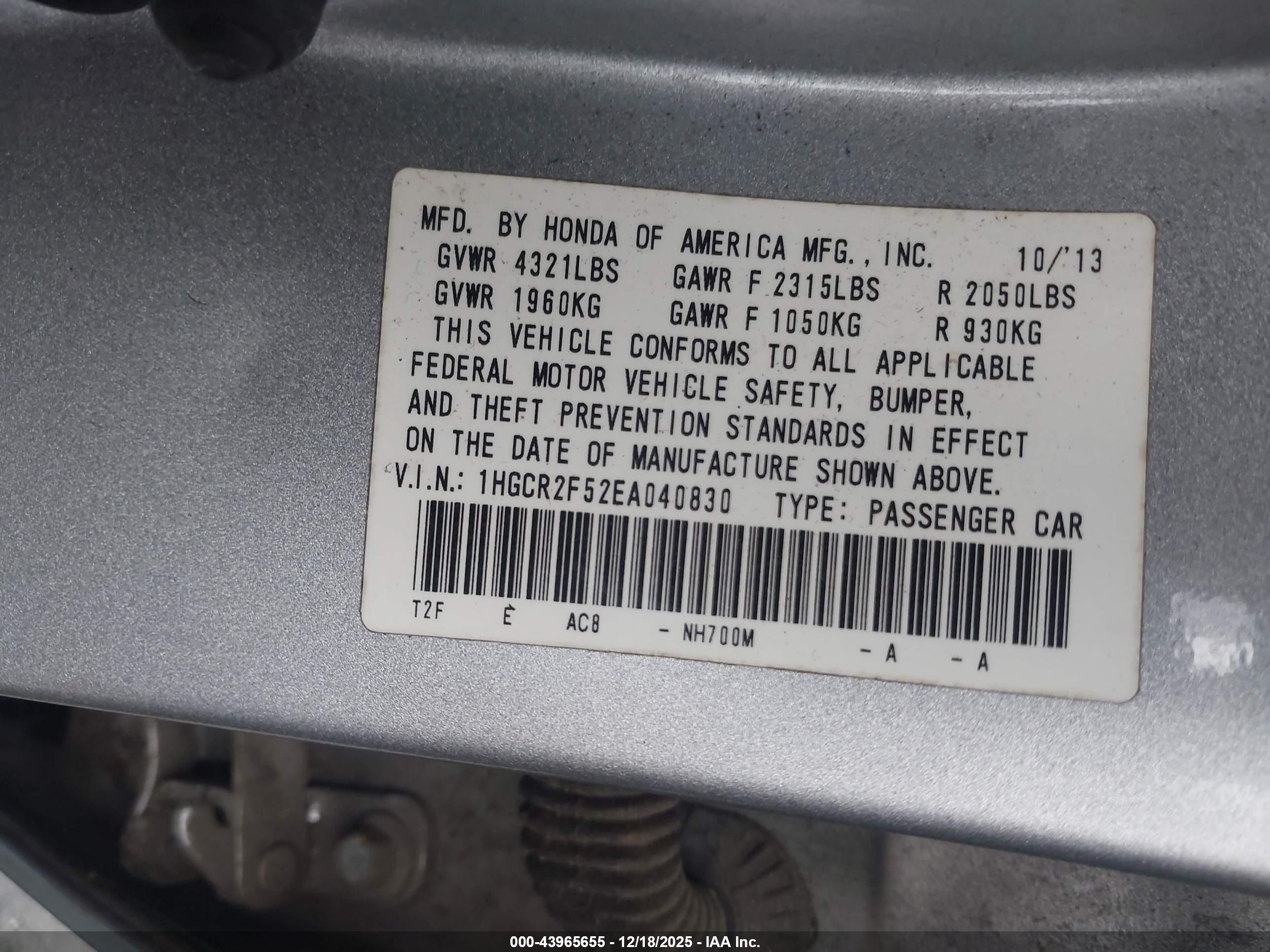 HONDA ACCORD image 9