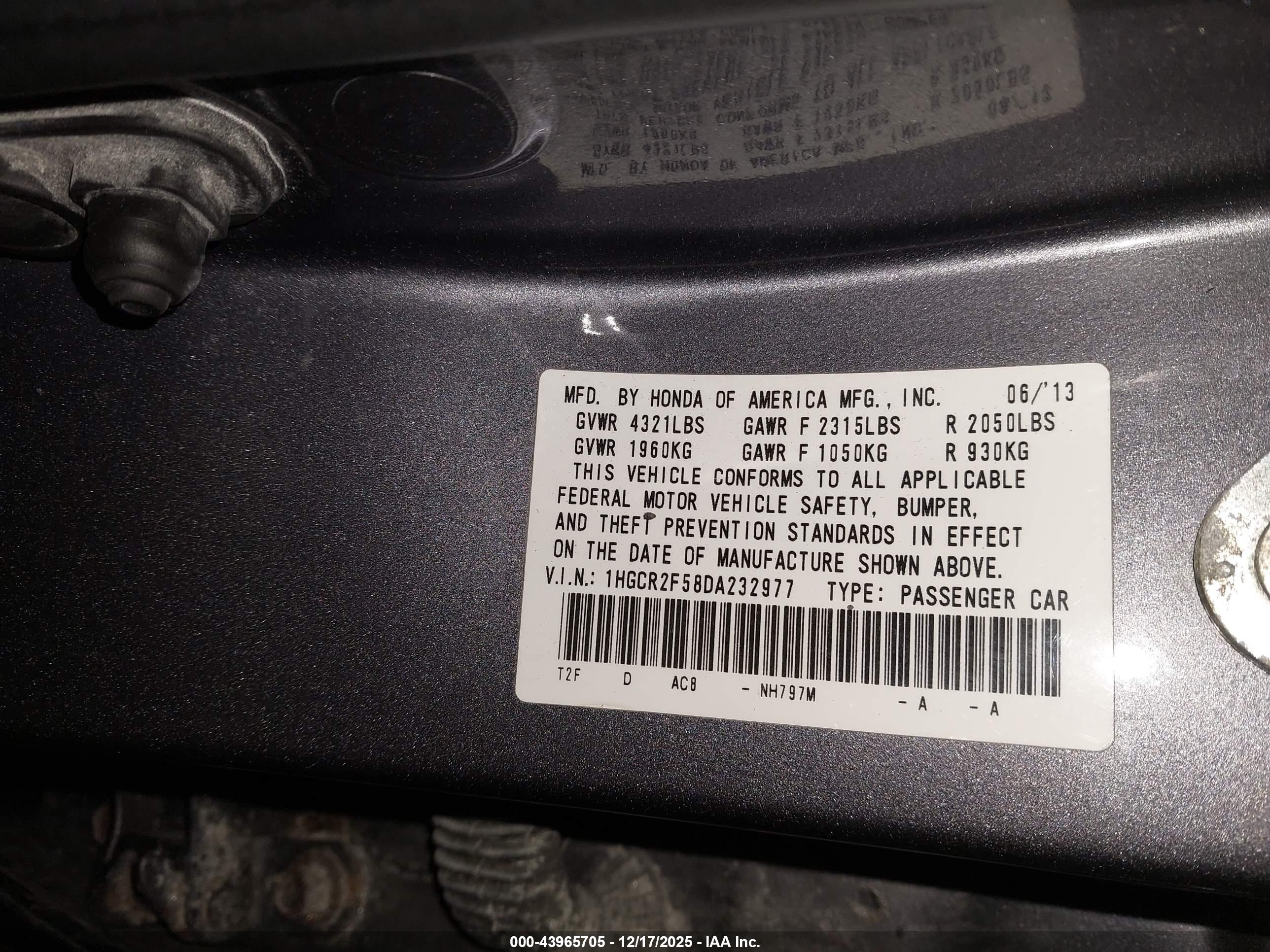 HONDA ACCORD image 9