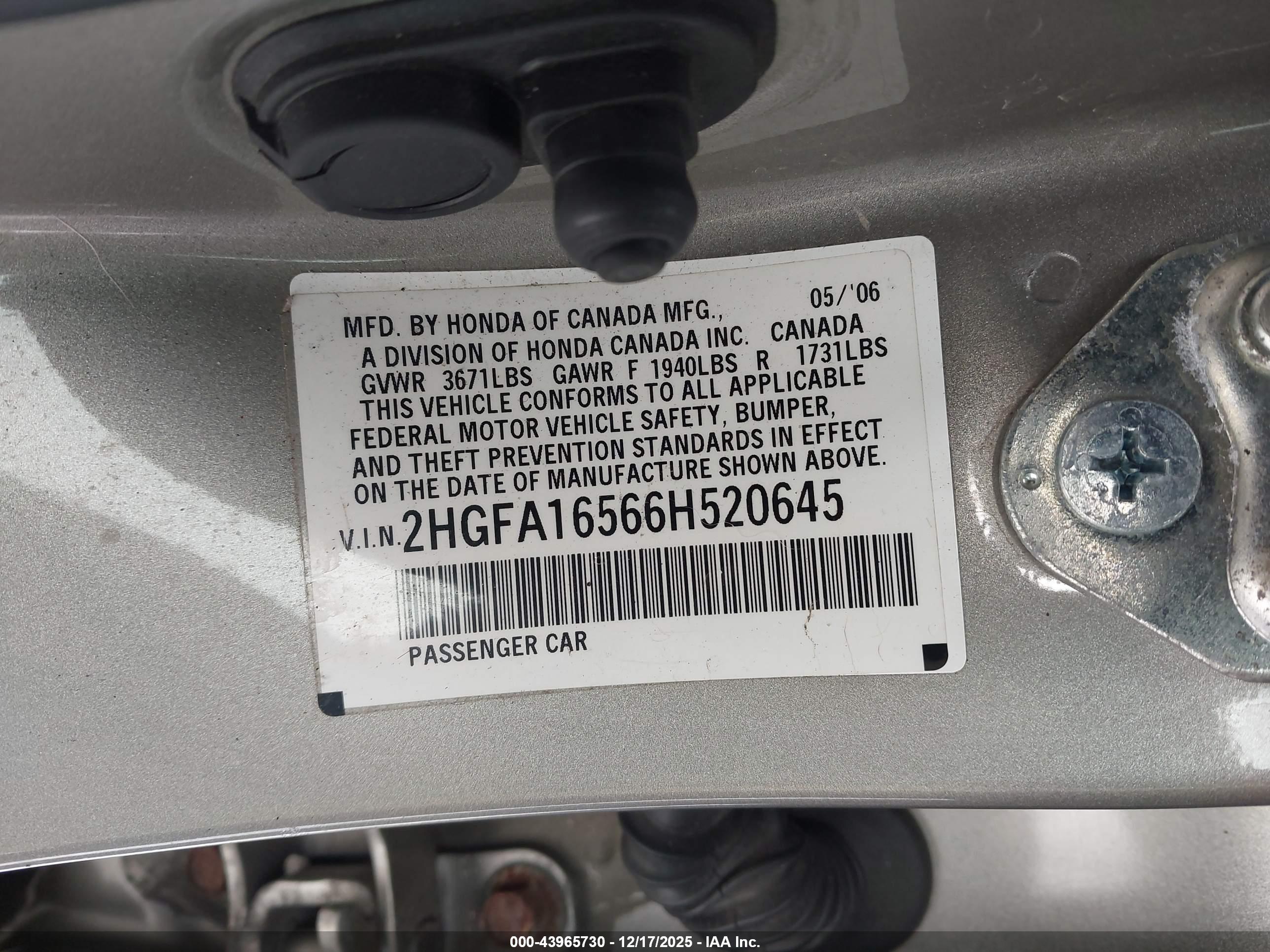 HONDA CIVIC image 9