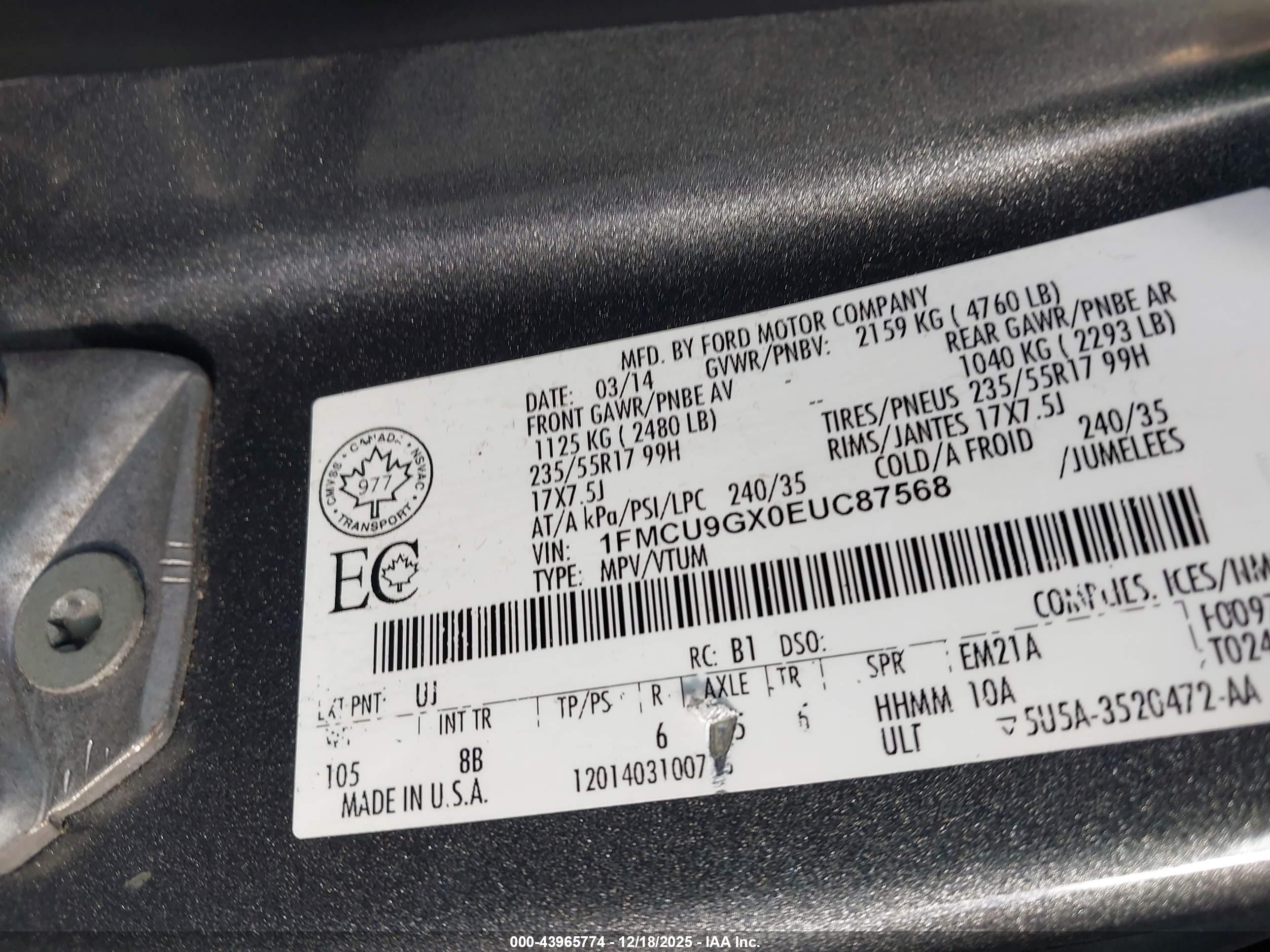 FORD ESCAPE image 9