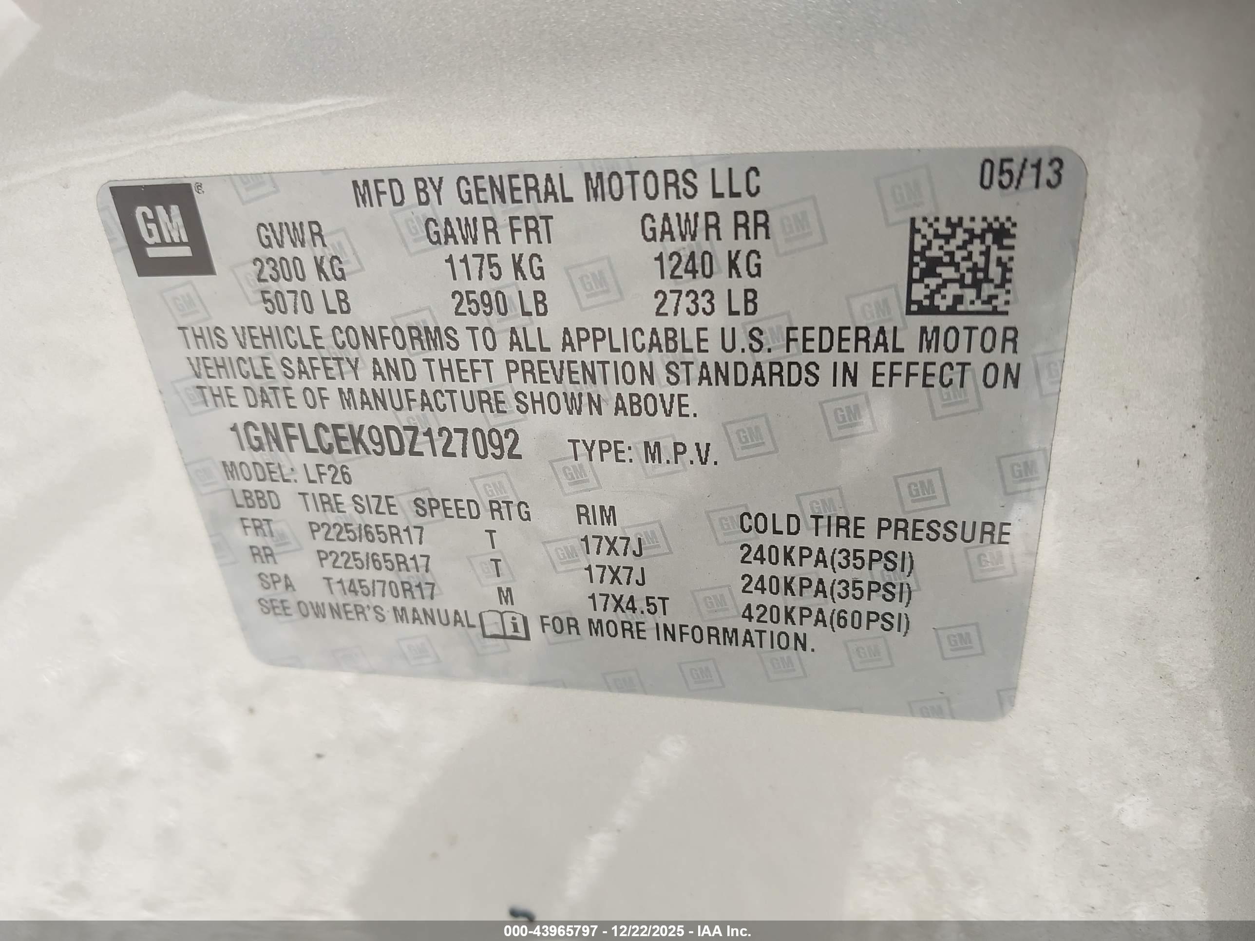 CHEVROLET EQUINOX image 9