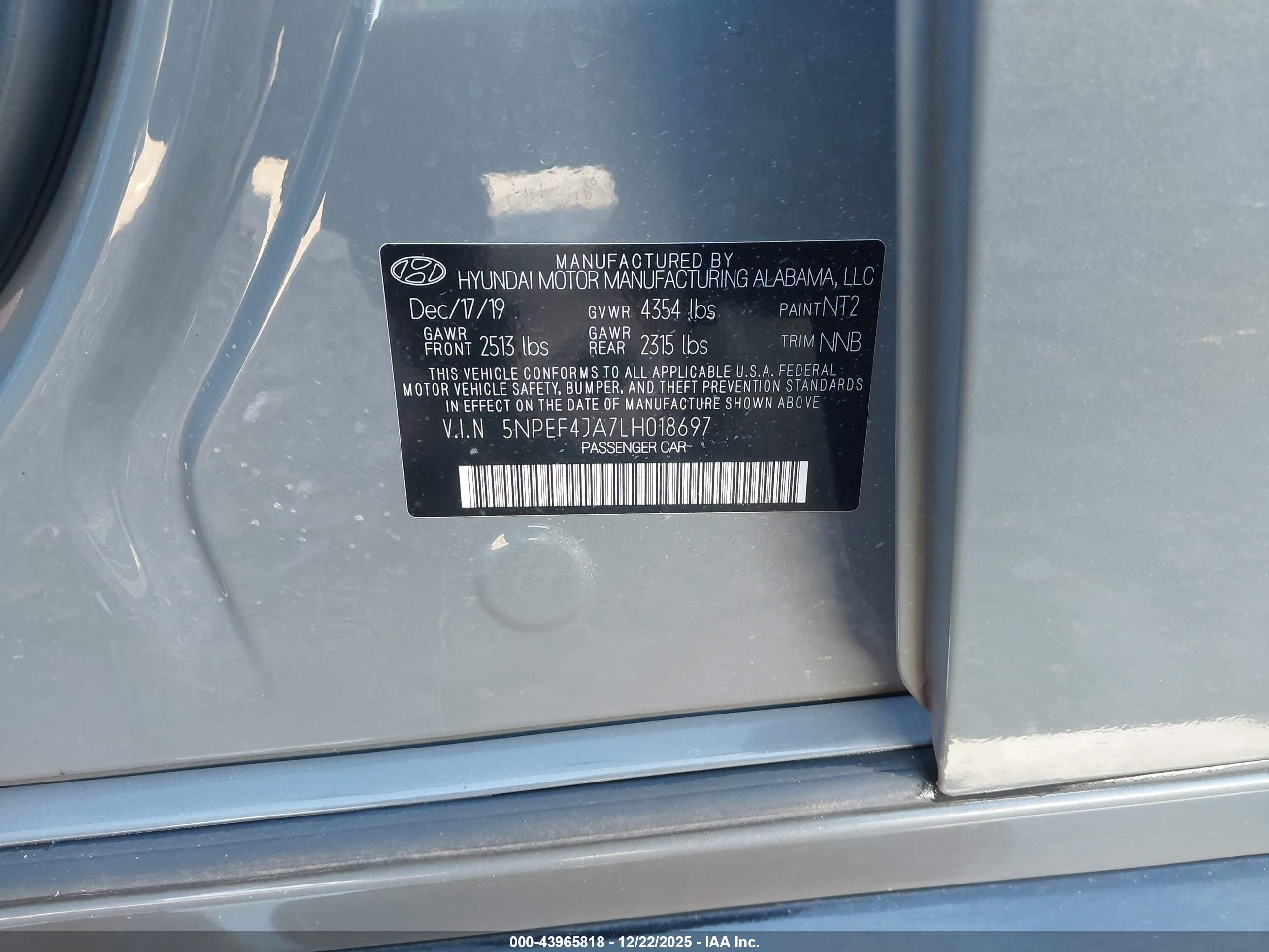 HYUNDAI SONATA image 9