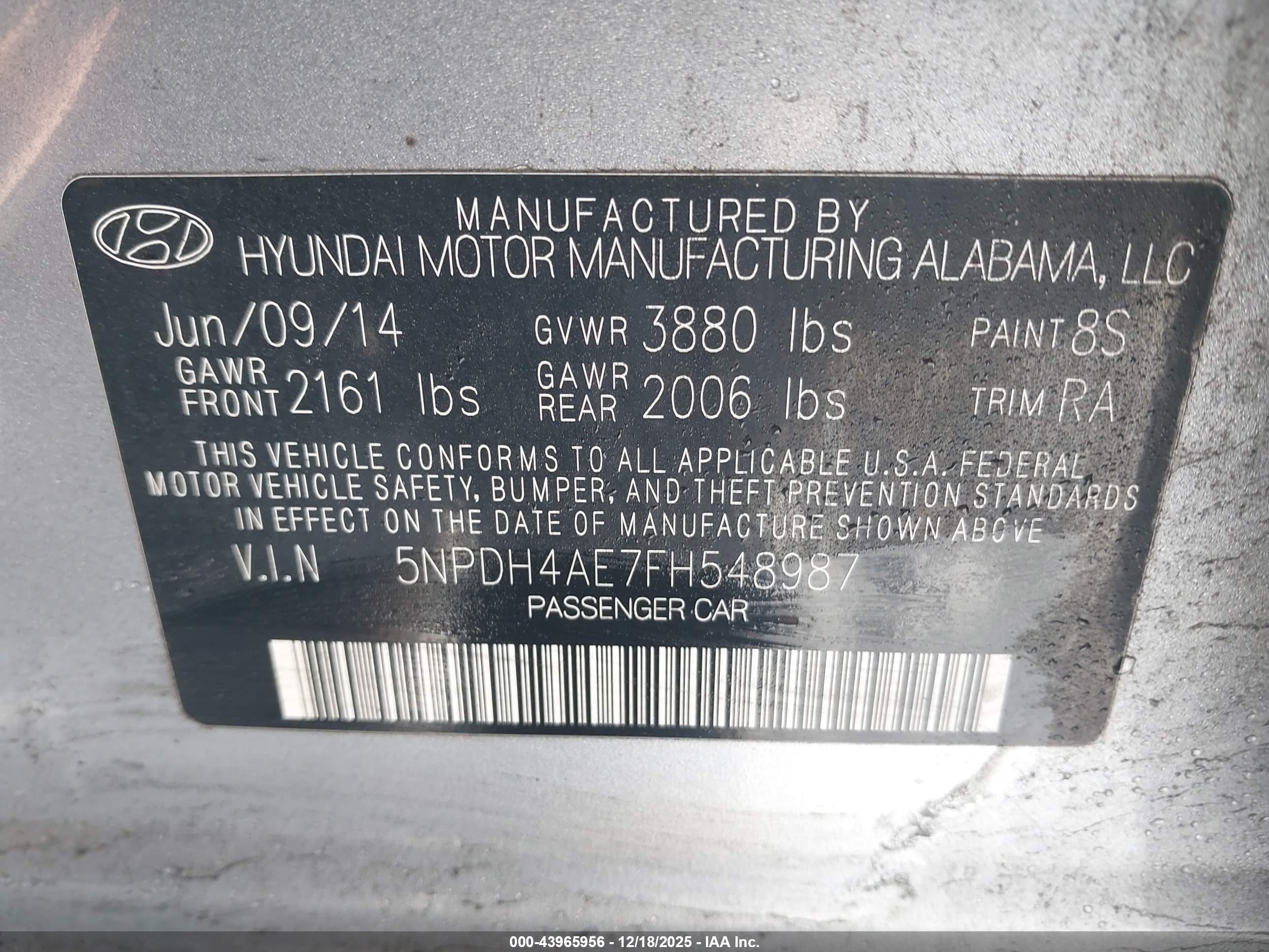 HYUNDAI ELANTRA image 9
