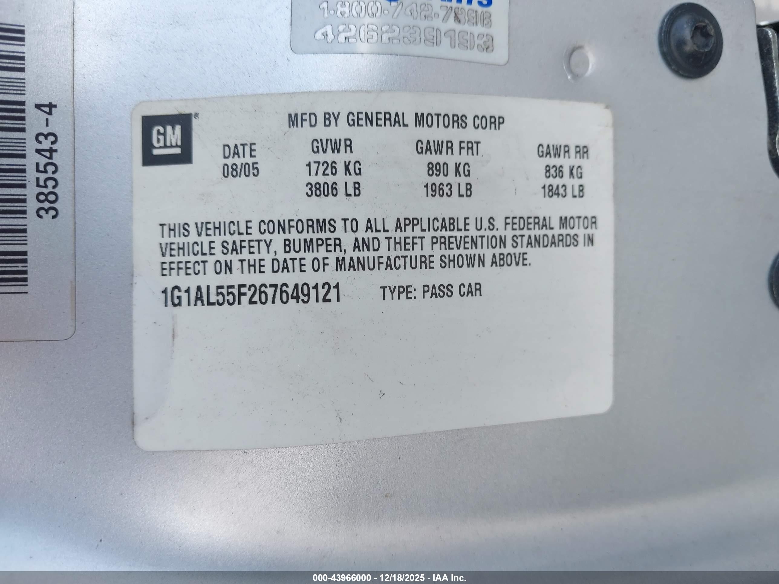 CHEVROLET COBALT image 9