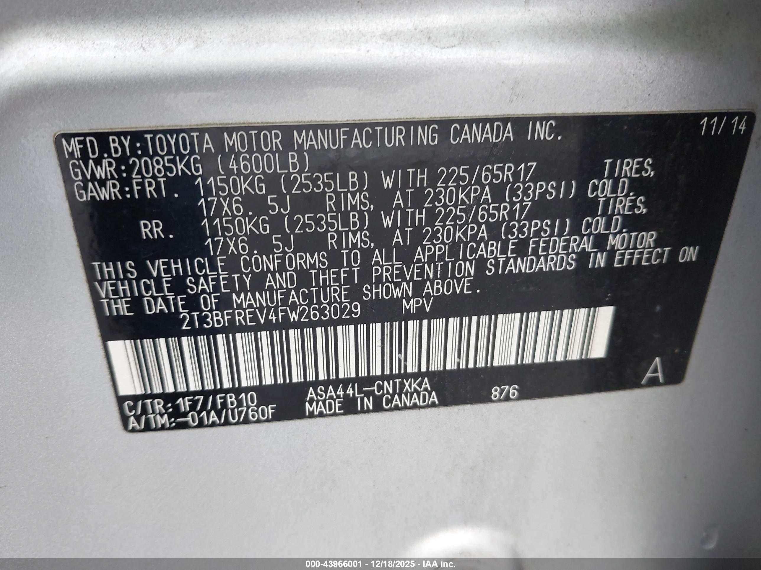 TOYOTA RAV4 image 9