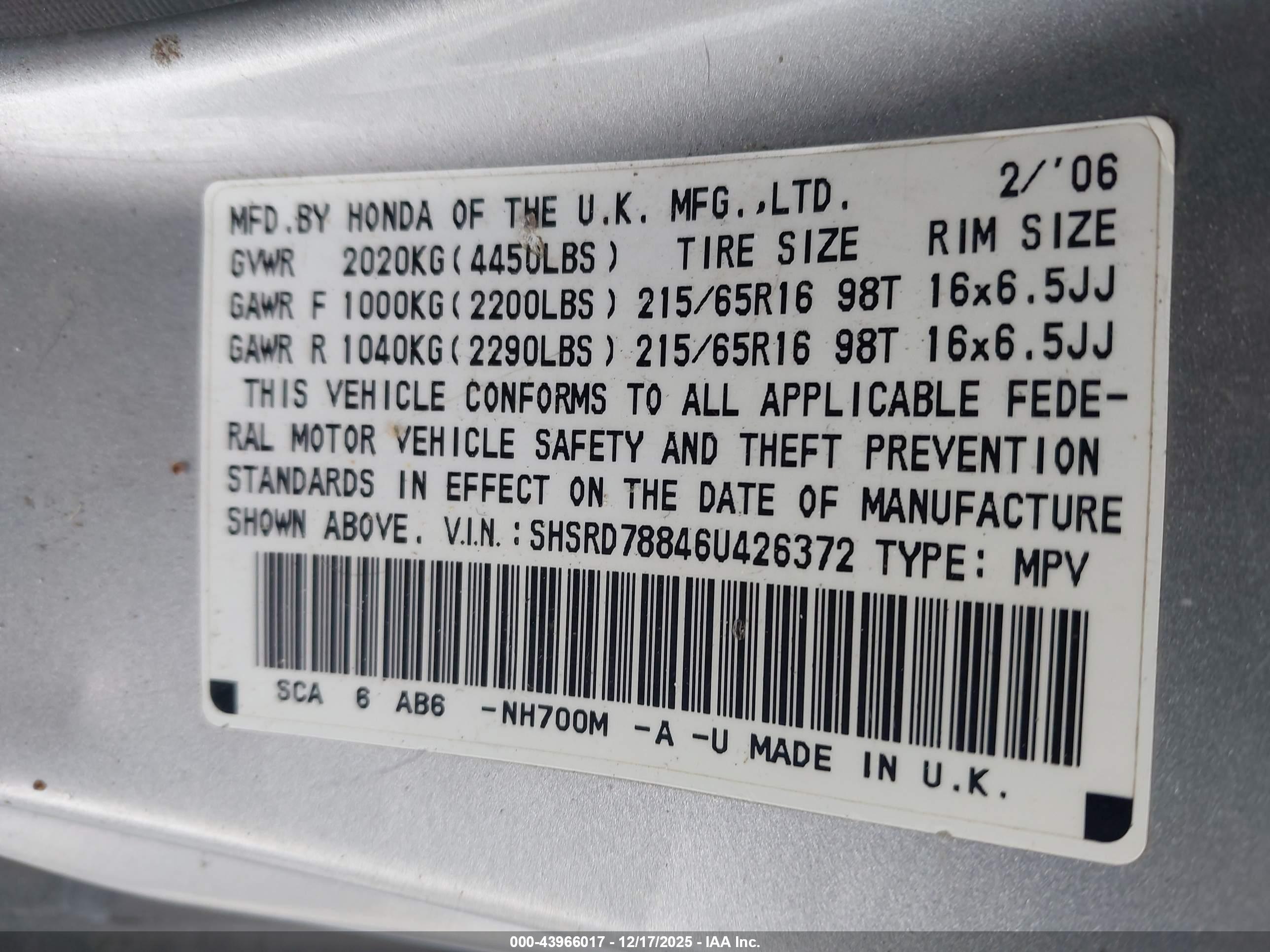 HONDA CR-V image 9