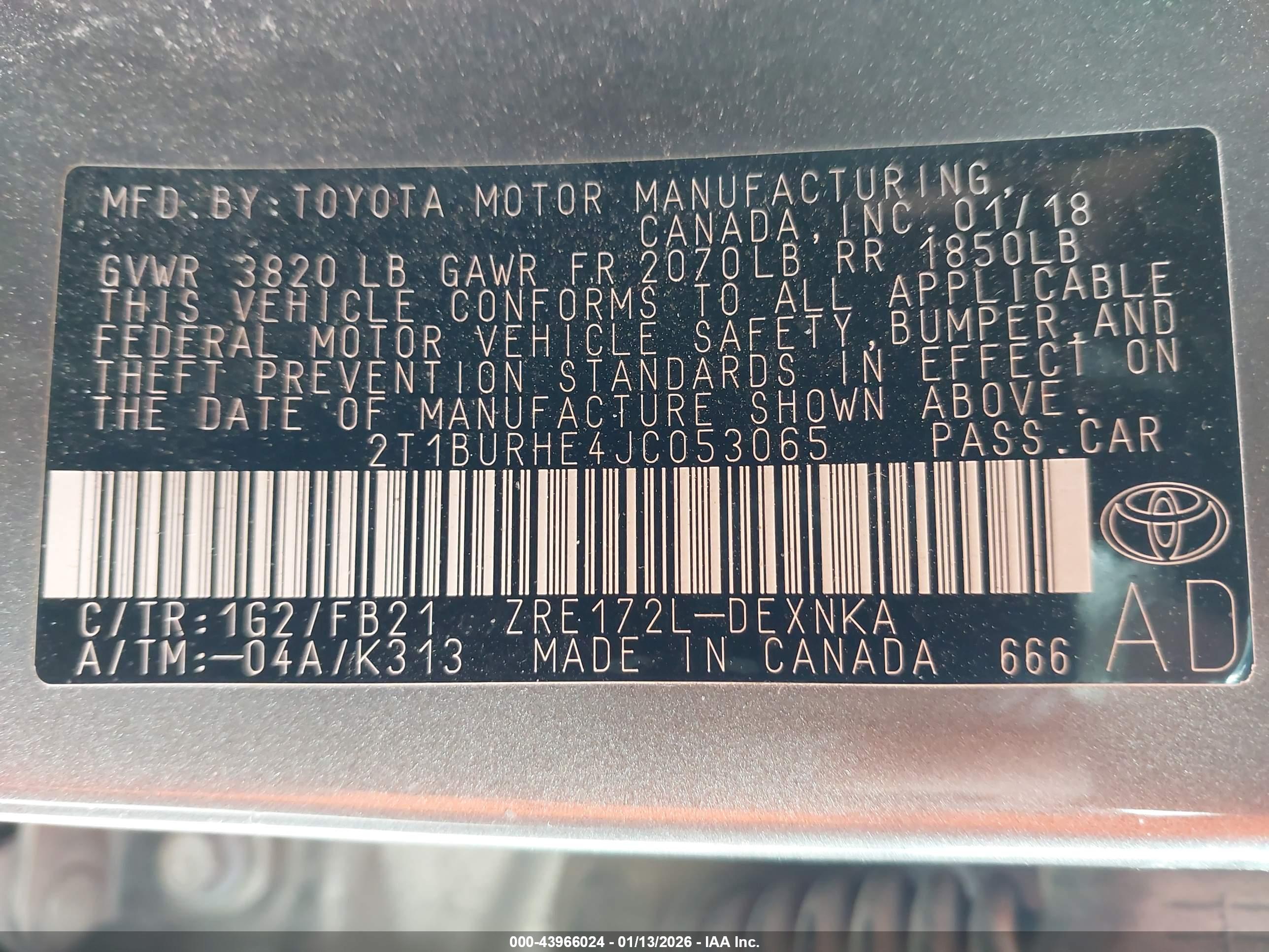 TOYOTA COROLLA image 9