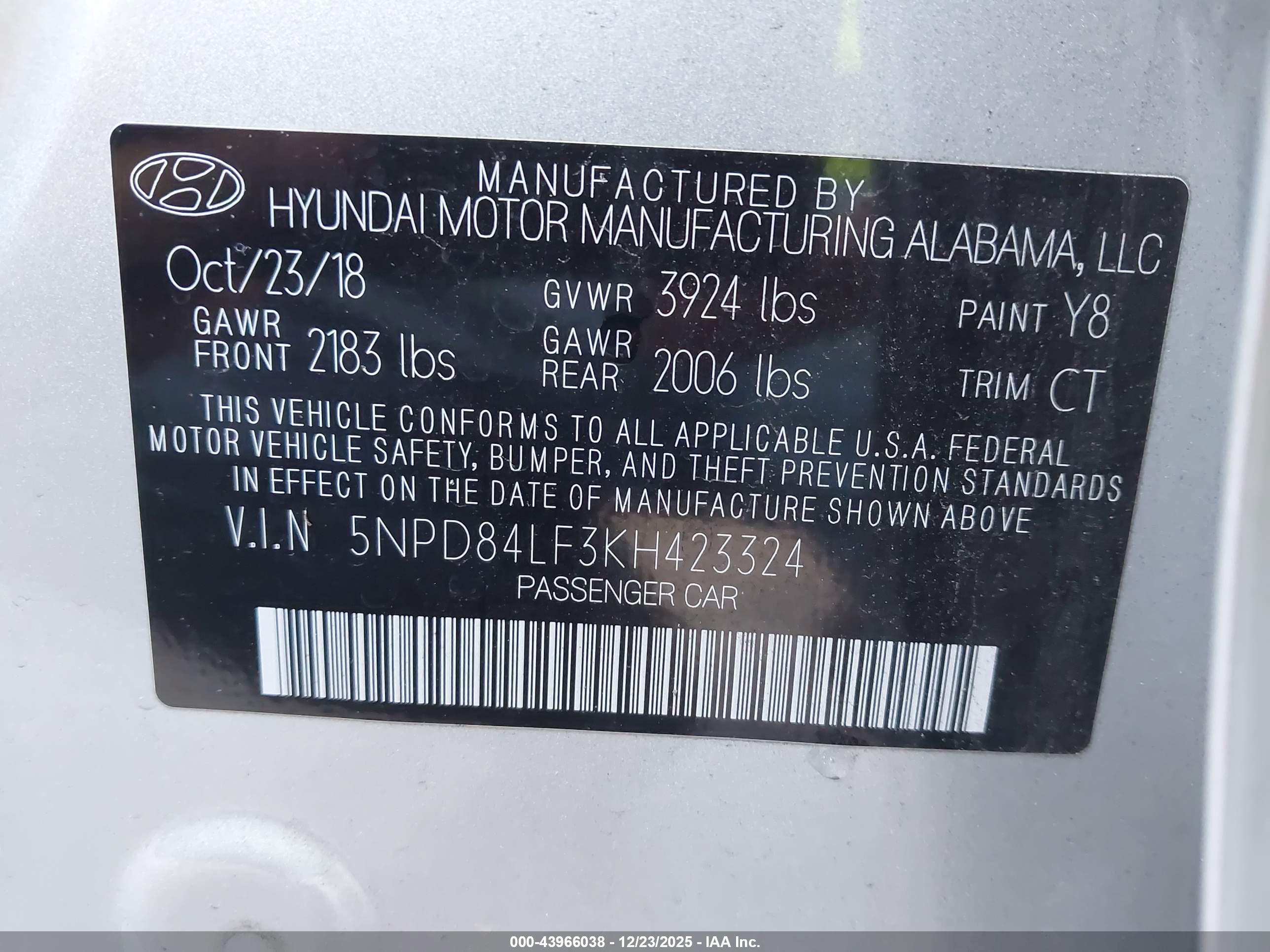 HYUNDAI ELANTRA image 9