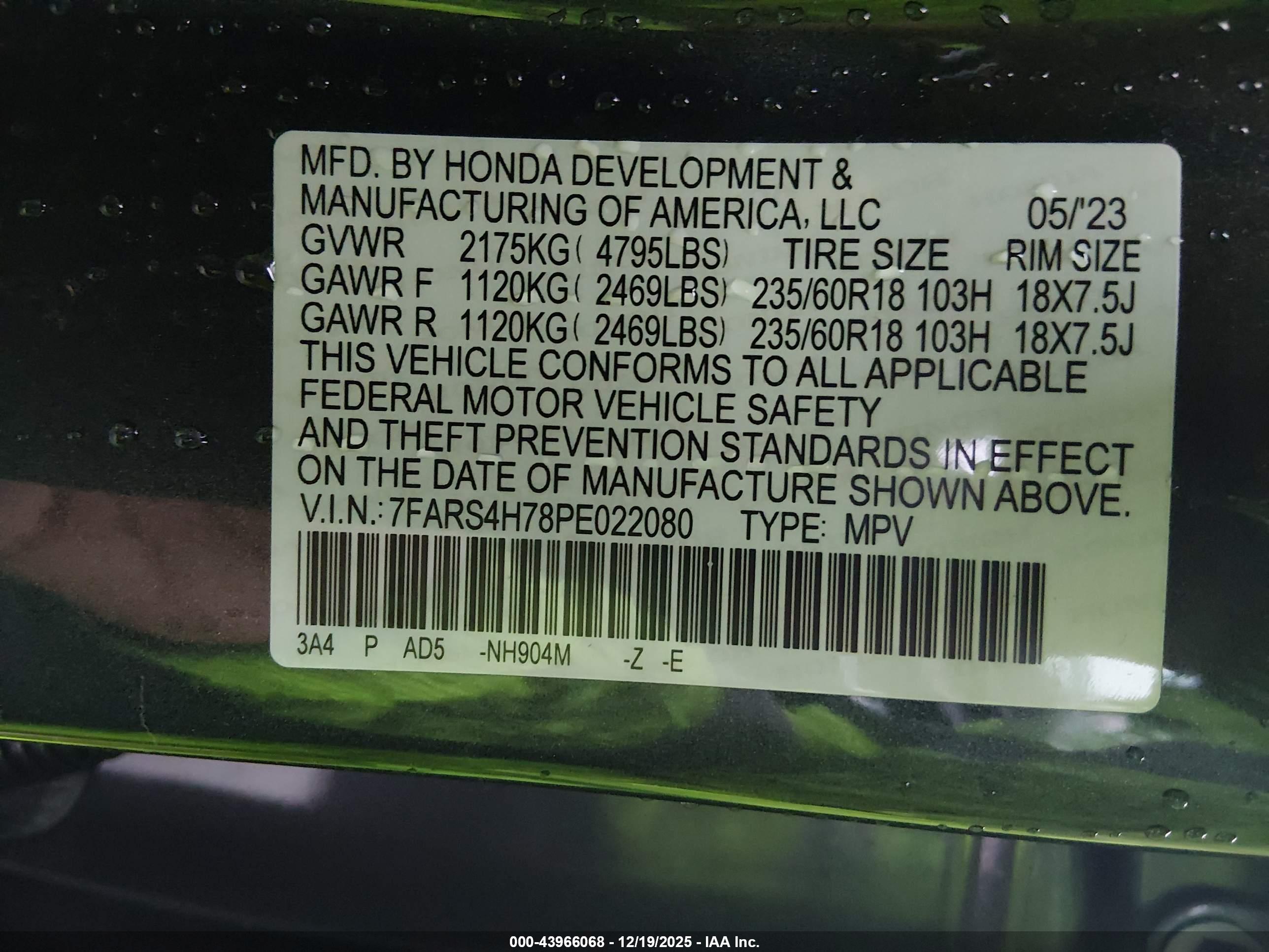 HONDA CR-V image 9