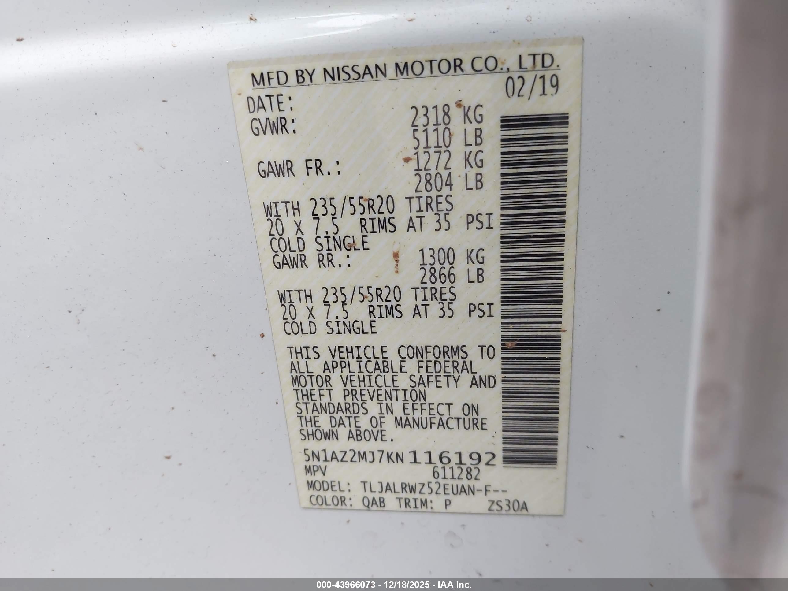 NISSAN MURANO image 9