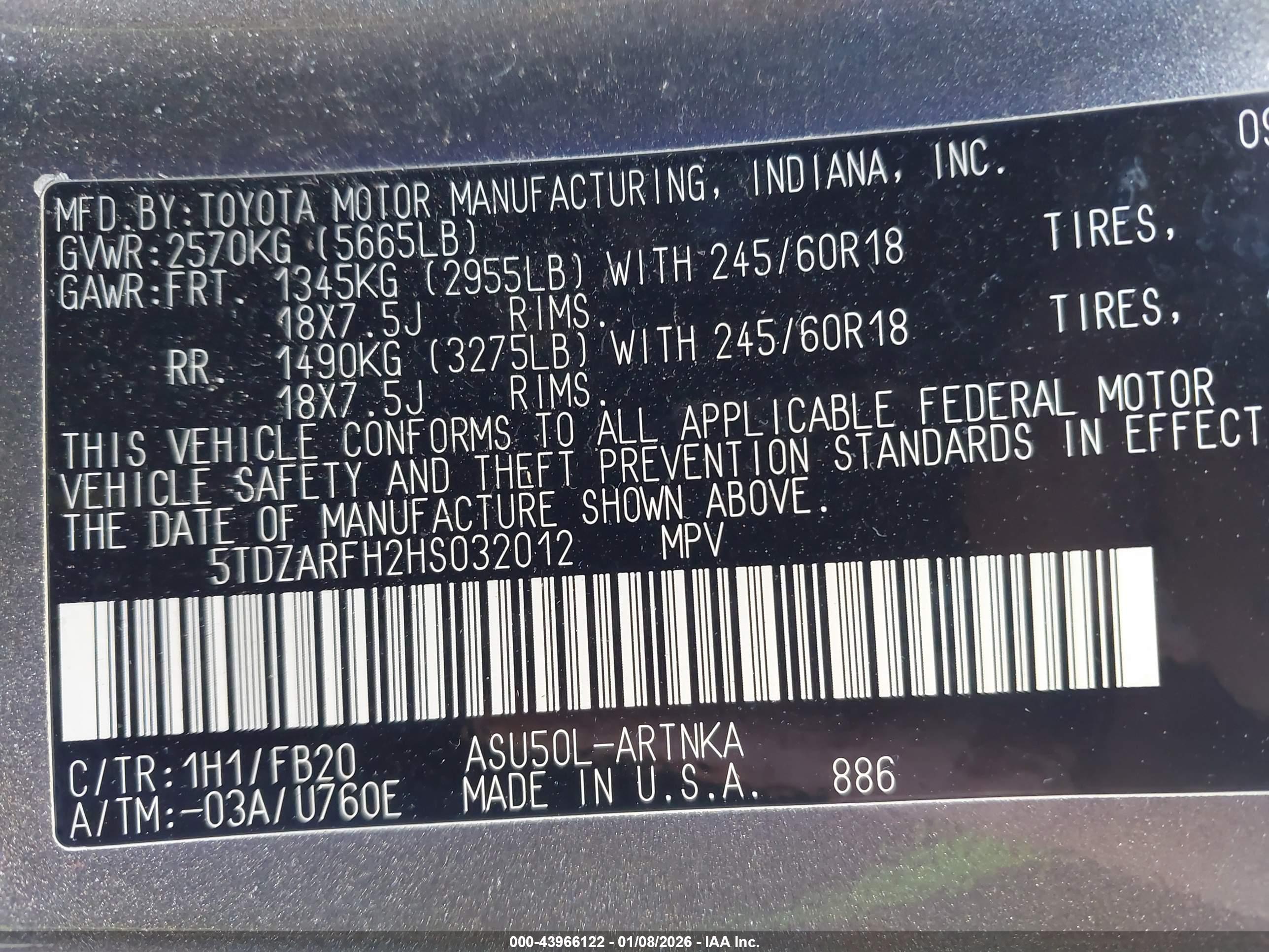 TOYOTA HIGHLANDER image 9
