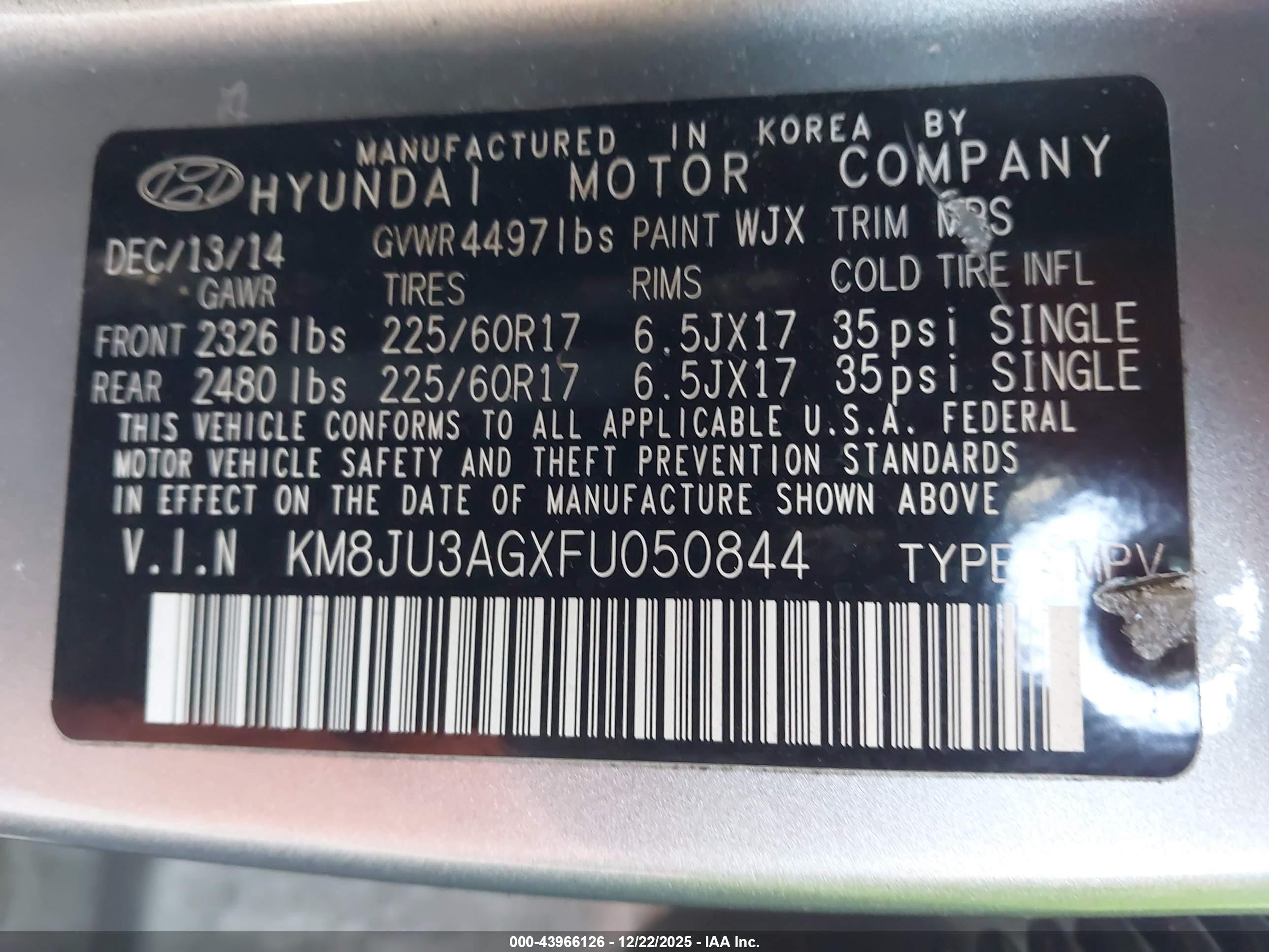 HYUNDAI TUCSON image 9