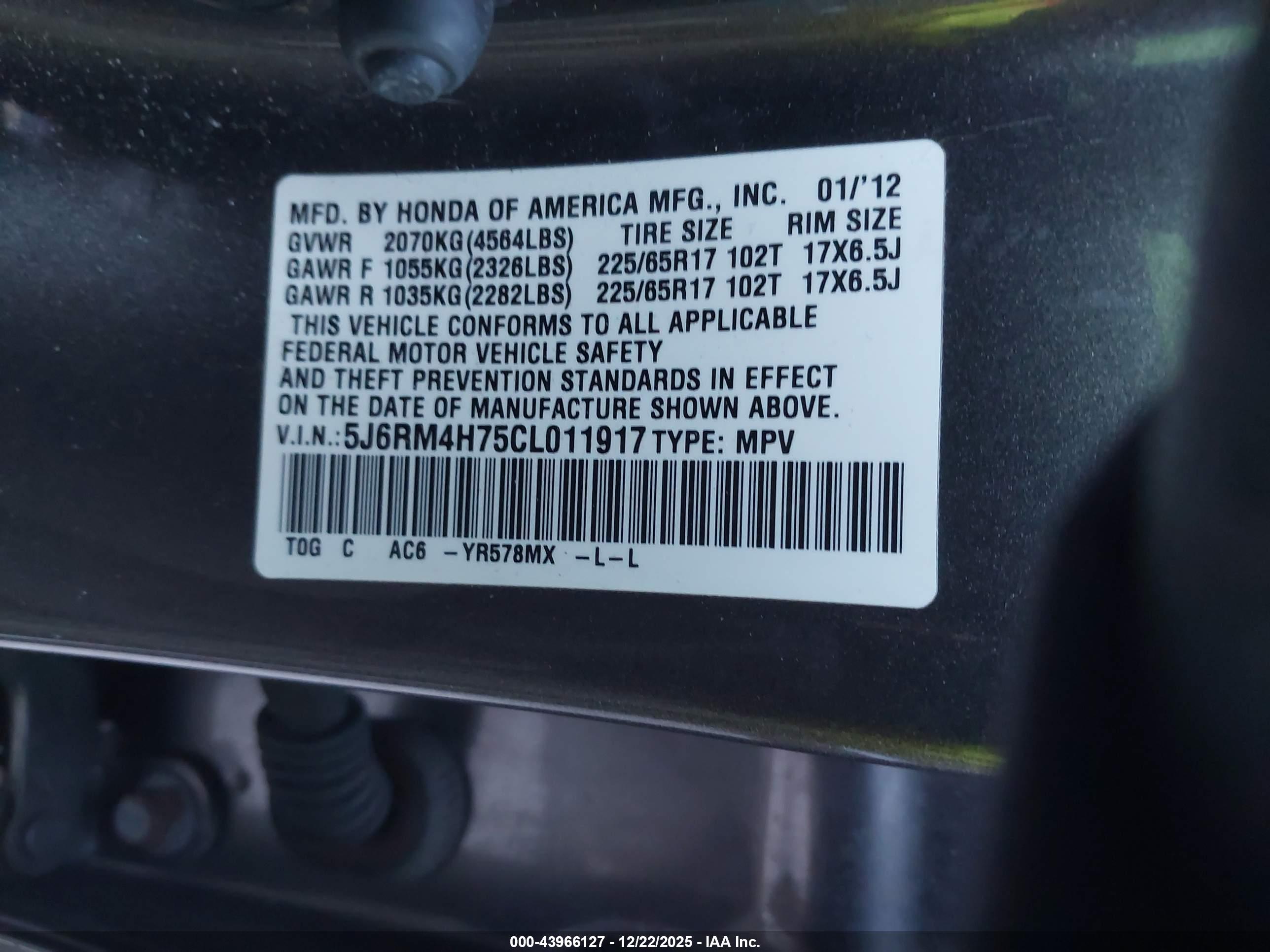 HONDA CR-V image 9