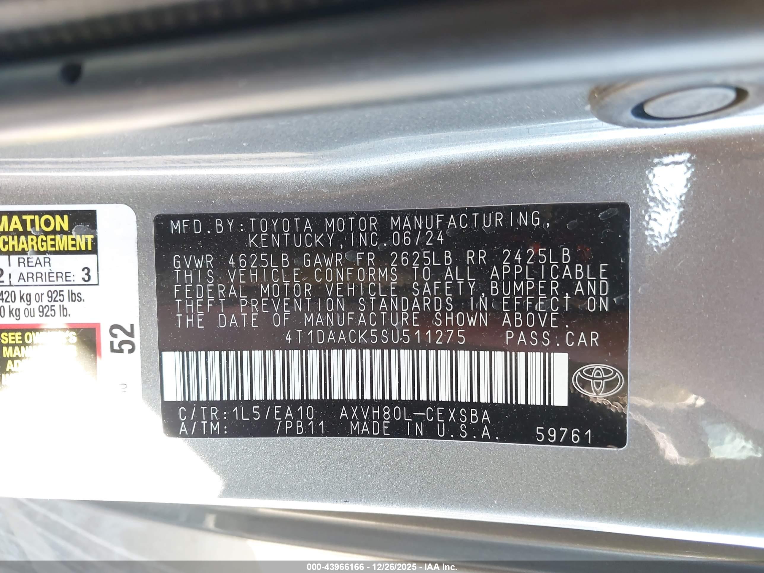TOYOTA CAMRY image 9