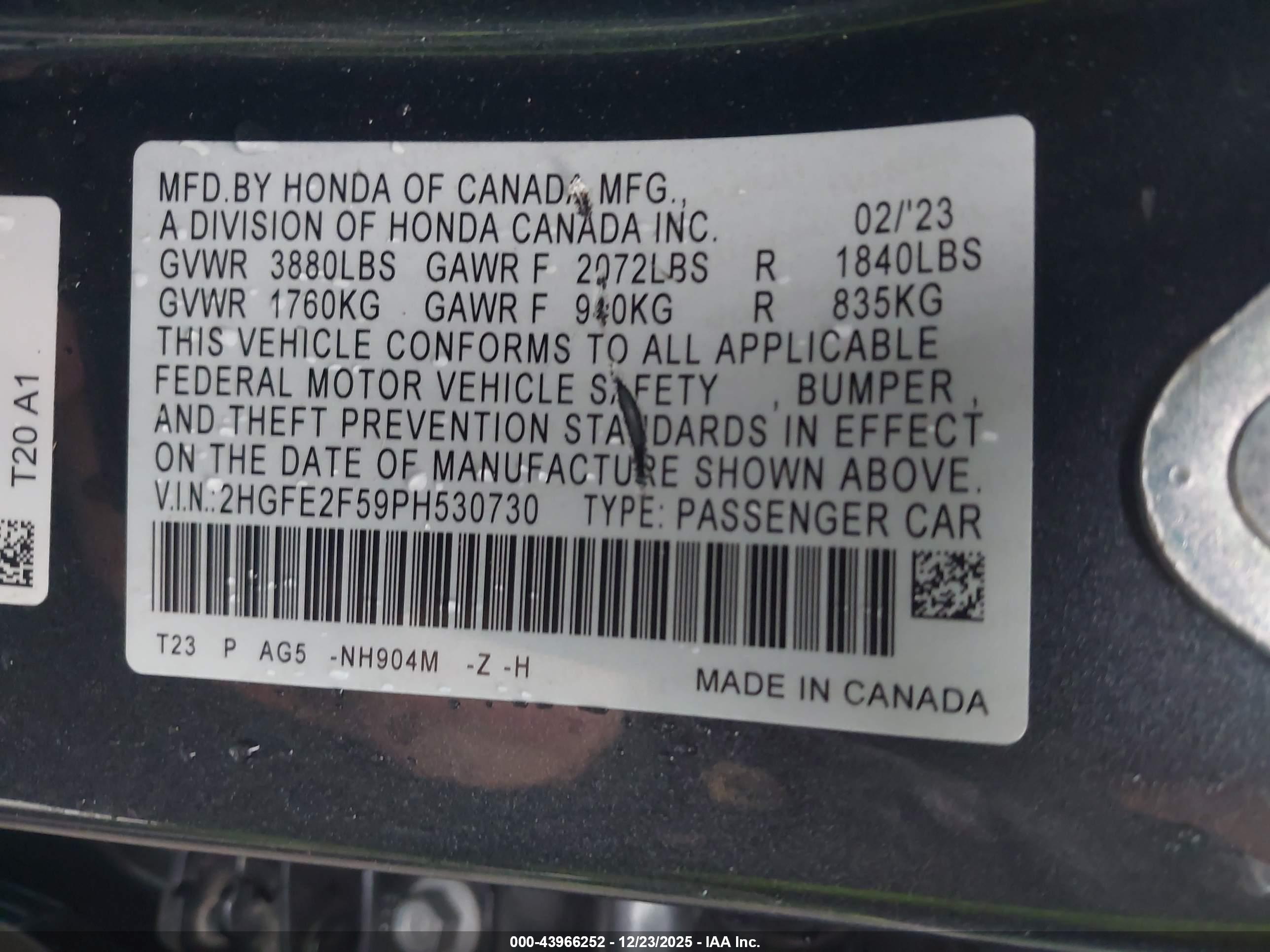 HONDA CIVIC image 9