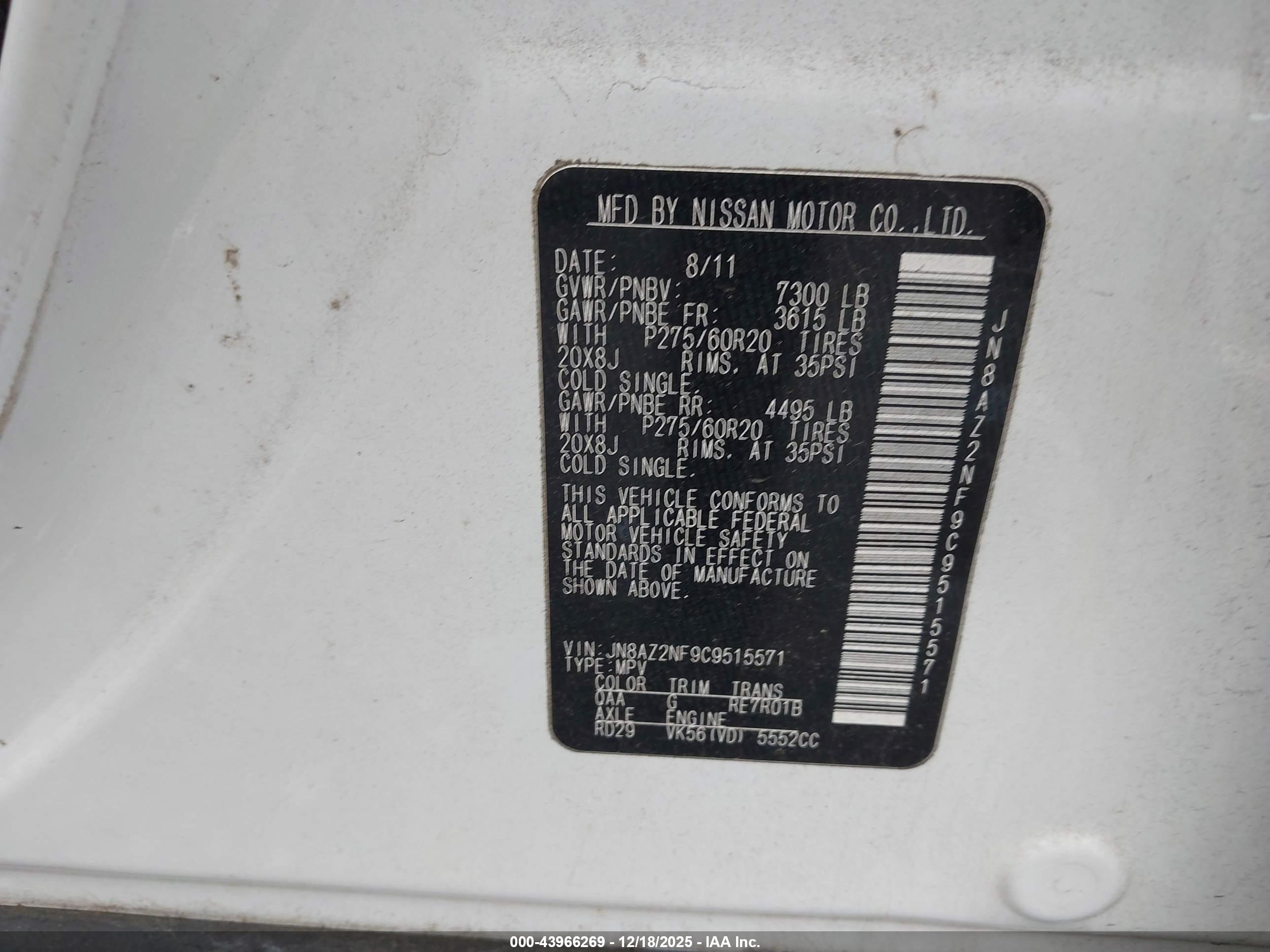 INFINITI QX56 image 9