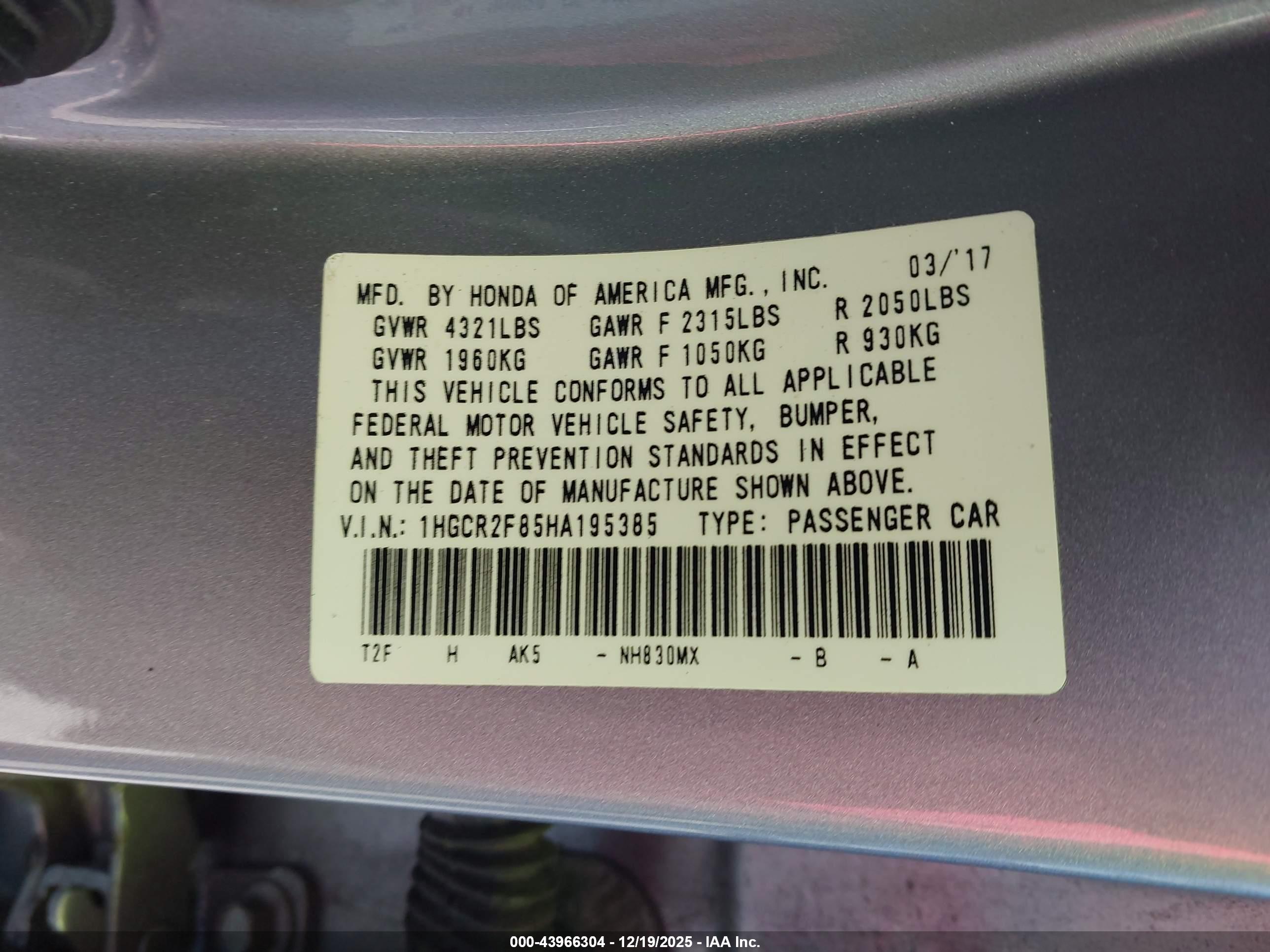 HONDA ACCORD image 9