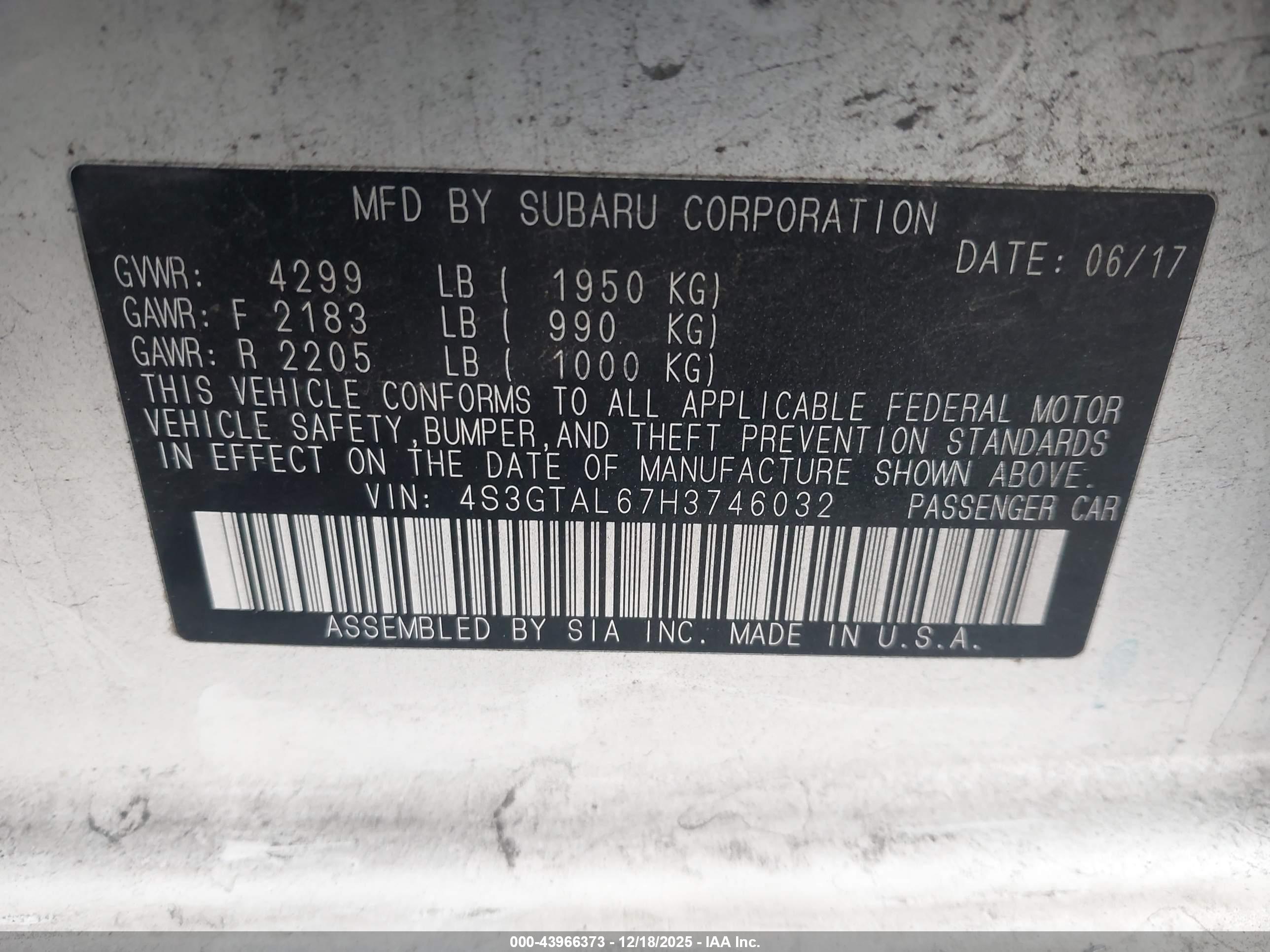 SUBARU IMPREZA image 9