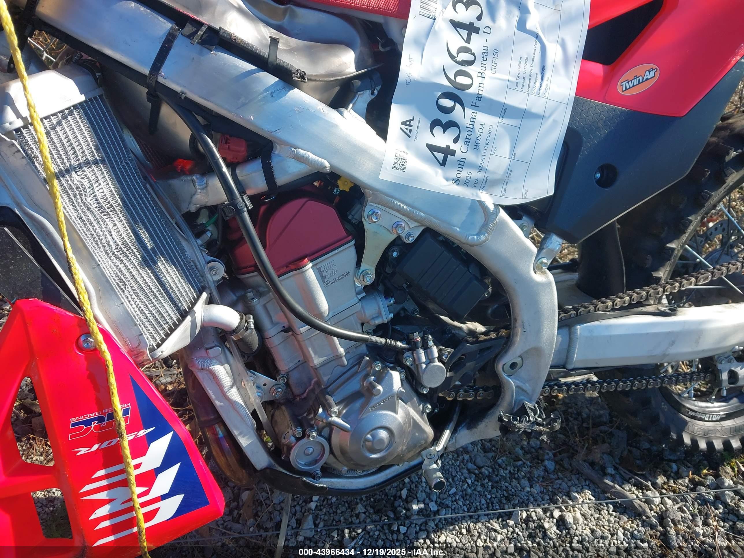 HONDA CRF450 image 9