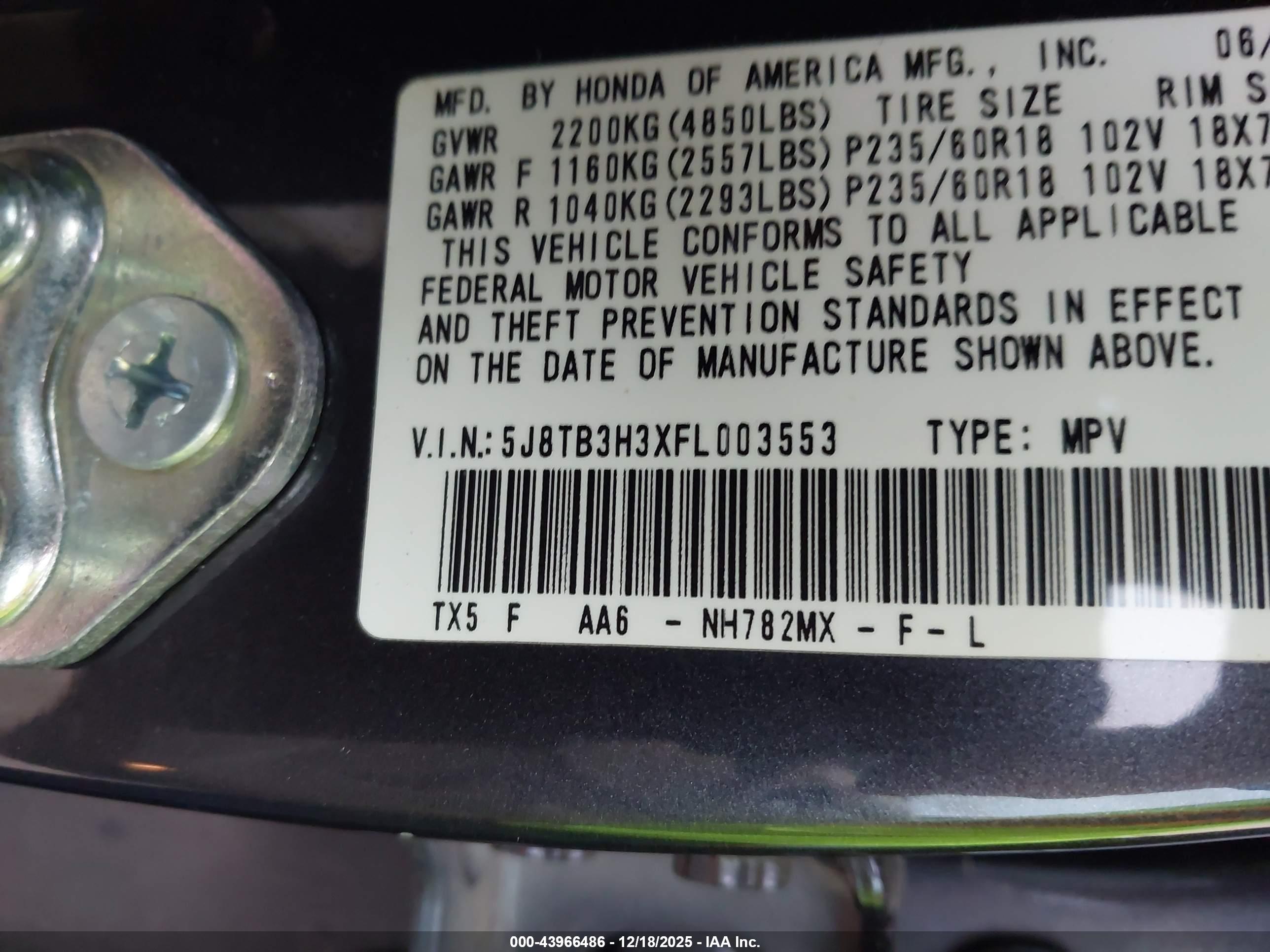 ACURA RDX image 9
