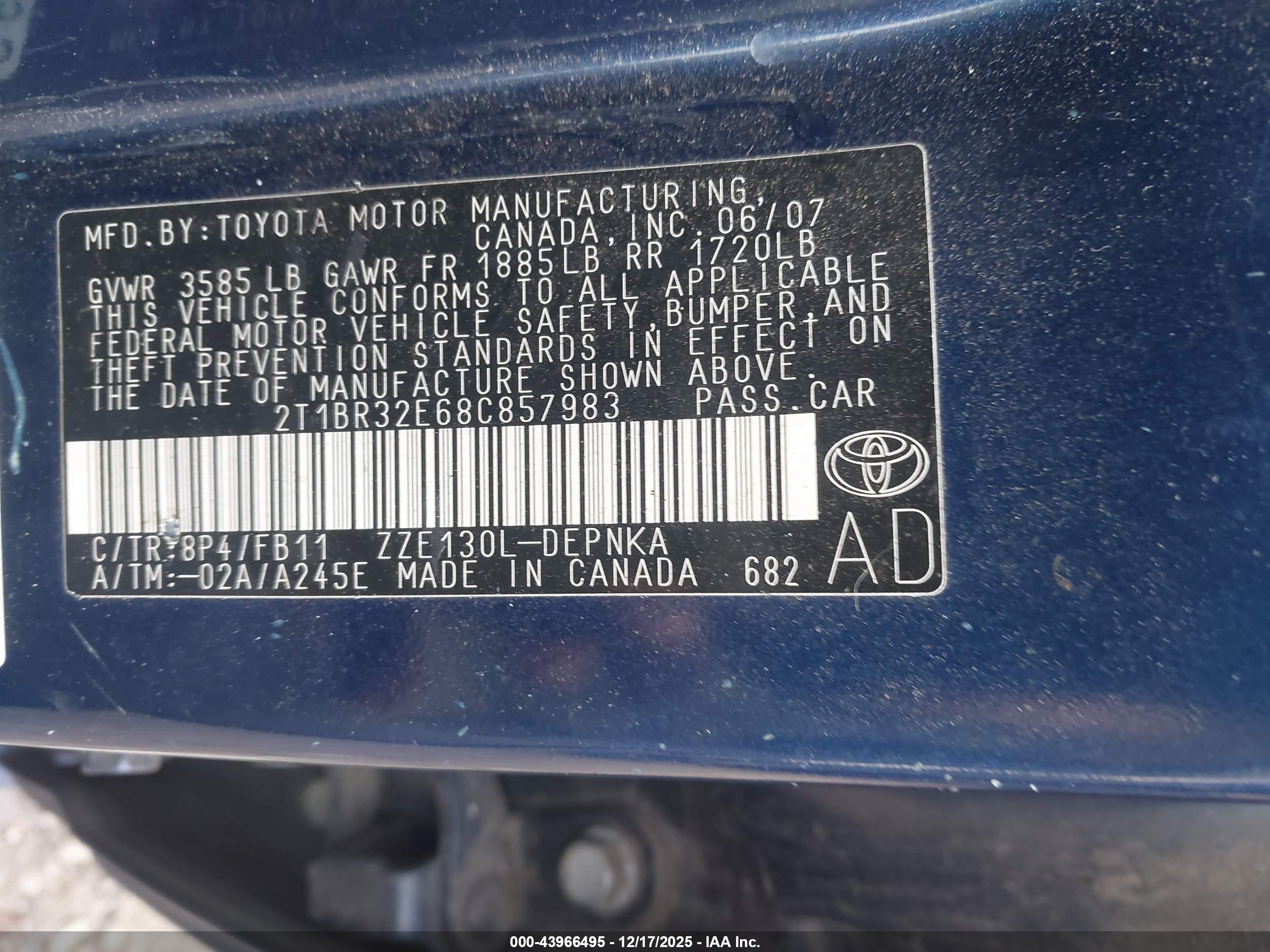 TOYOTA COROLLA image 9