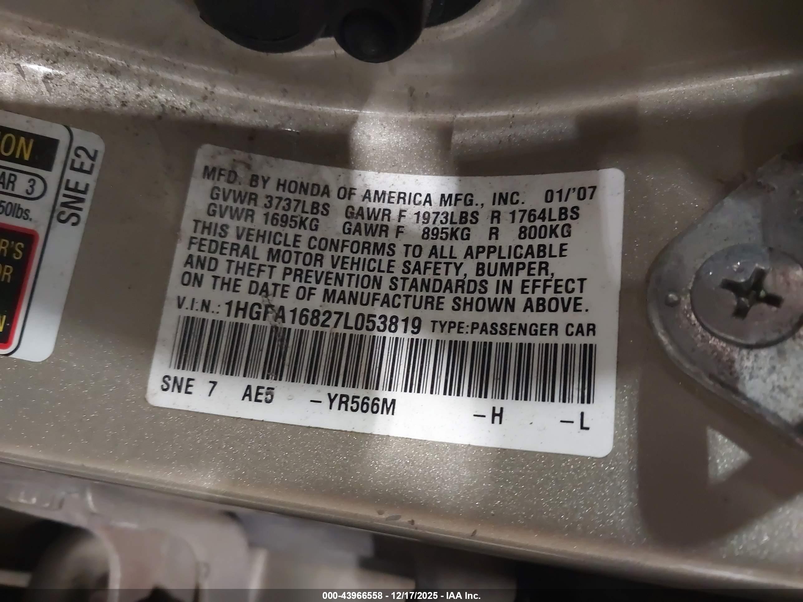 HONDA CIVIC image 9