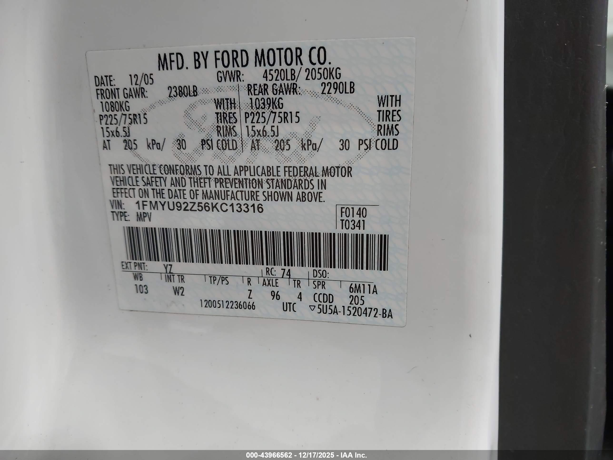 FORD ESCAPE image 9