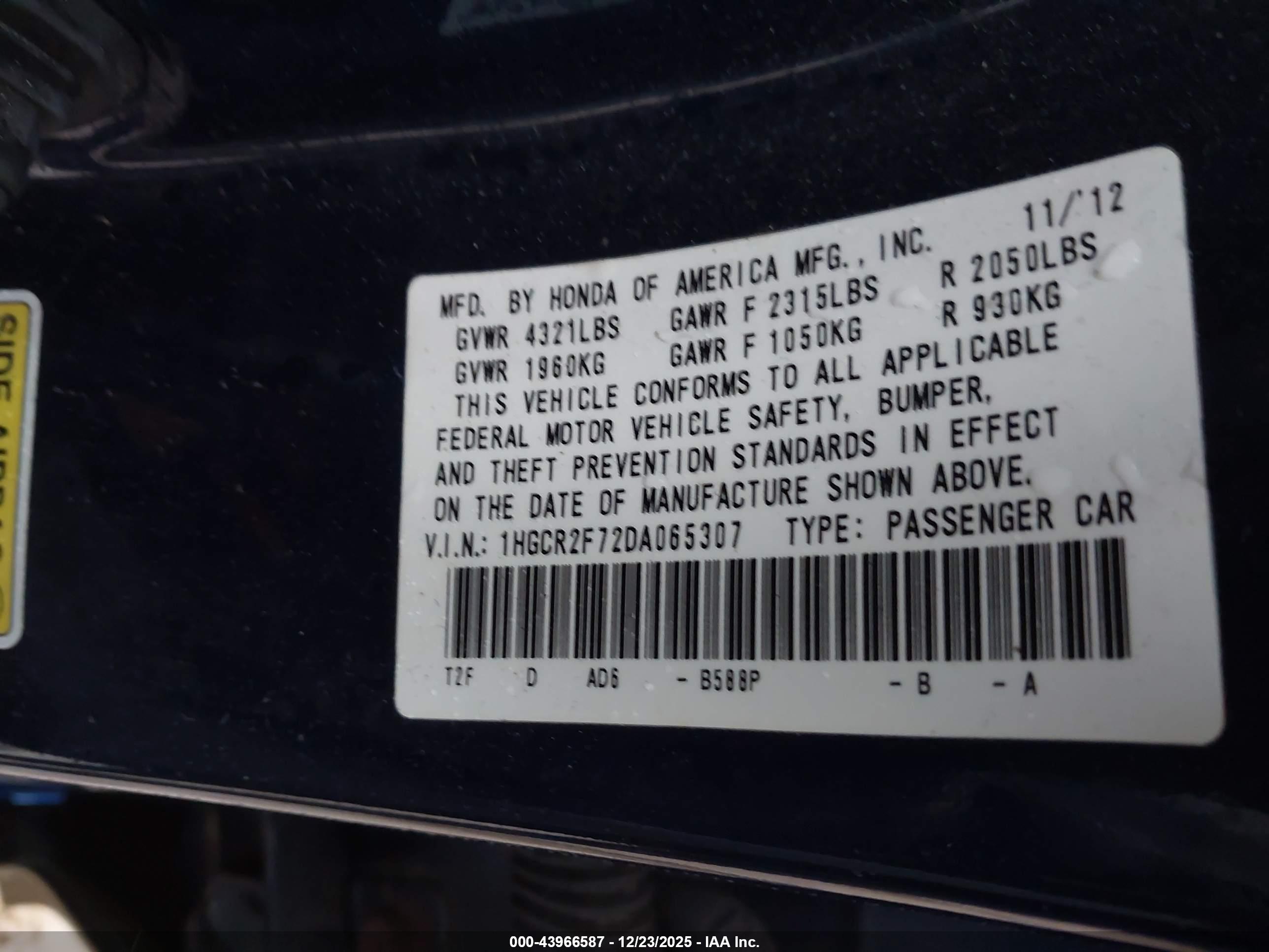 HONDA ACCORD image 9