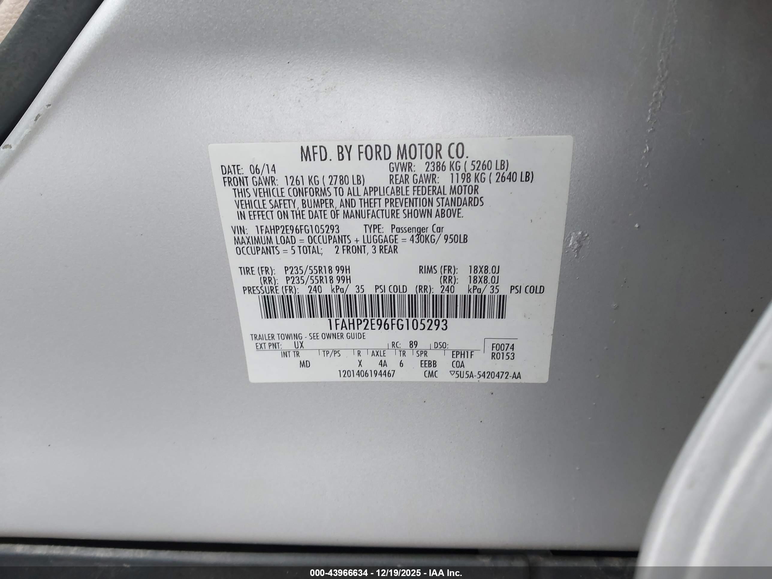 FORD TAURUS image 9