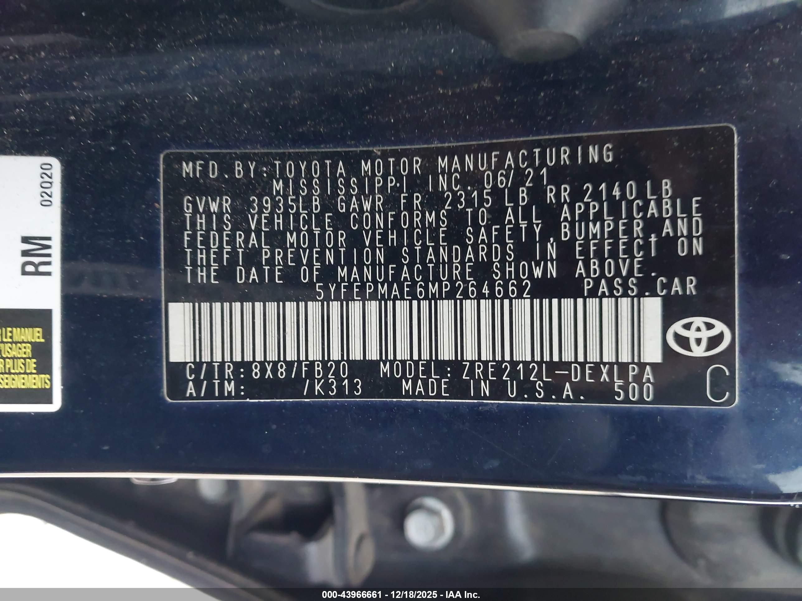 TOYOTA COROLLA image 9