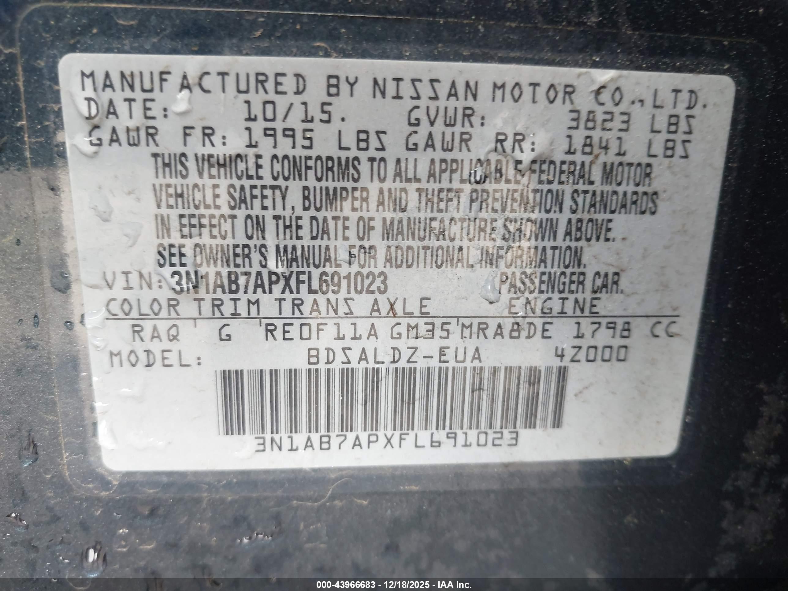 NISSAN SENTRA image 9
