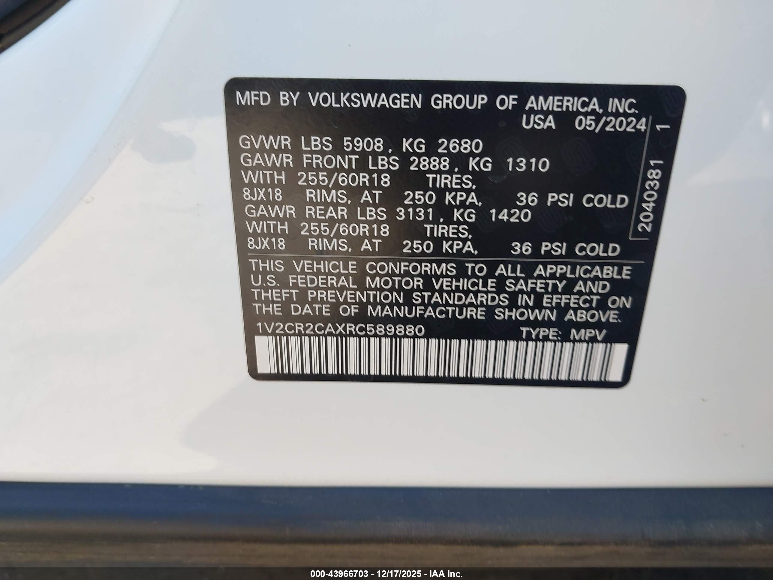 VOLKSWAGEN ATLAS image 9