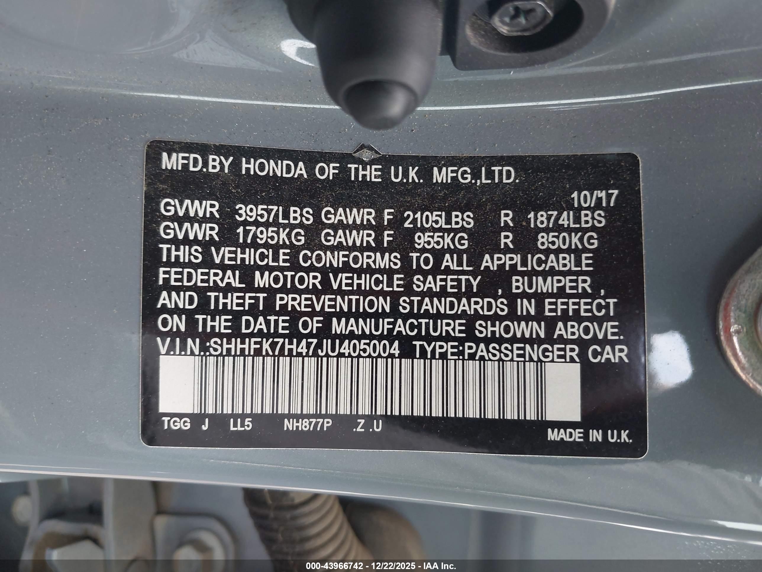 HONDA CIVIC image 9