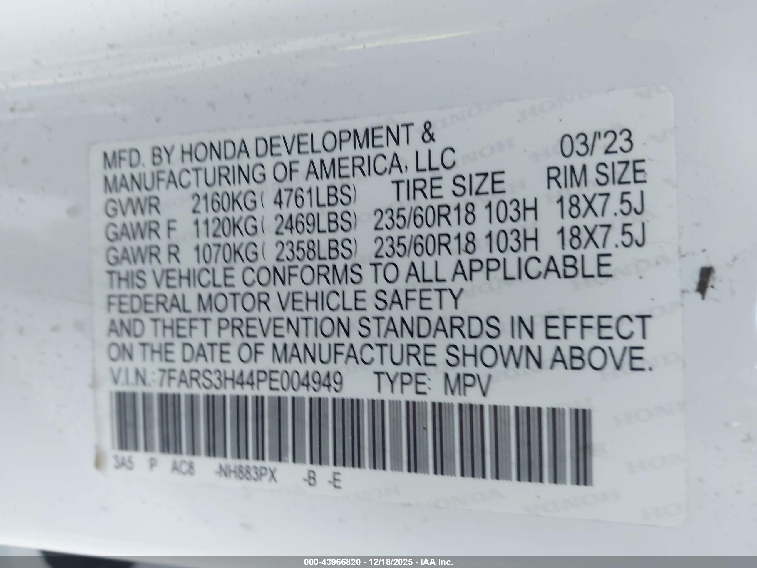 HONDA CR-V image 9