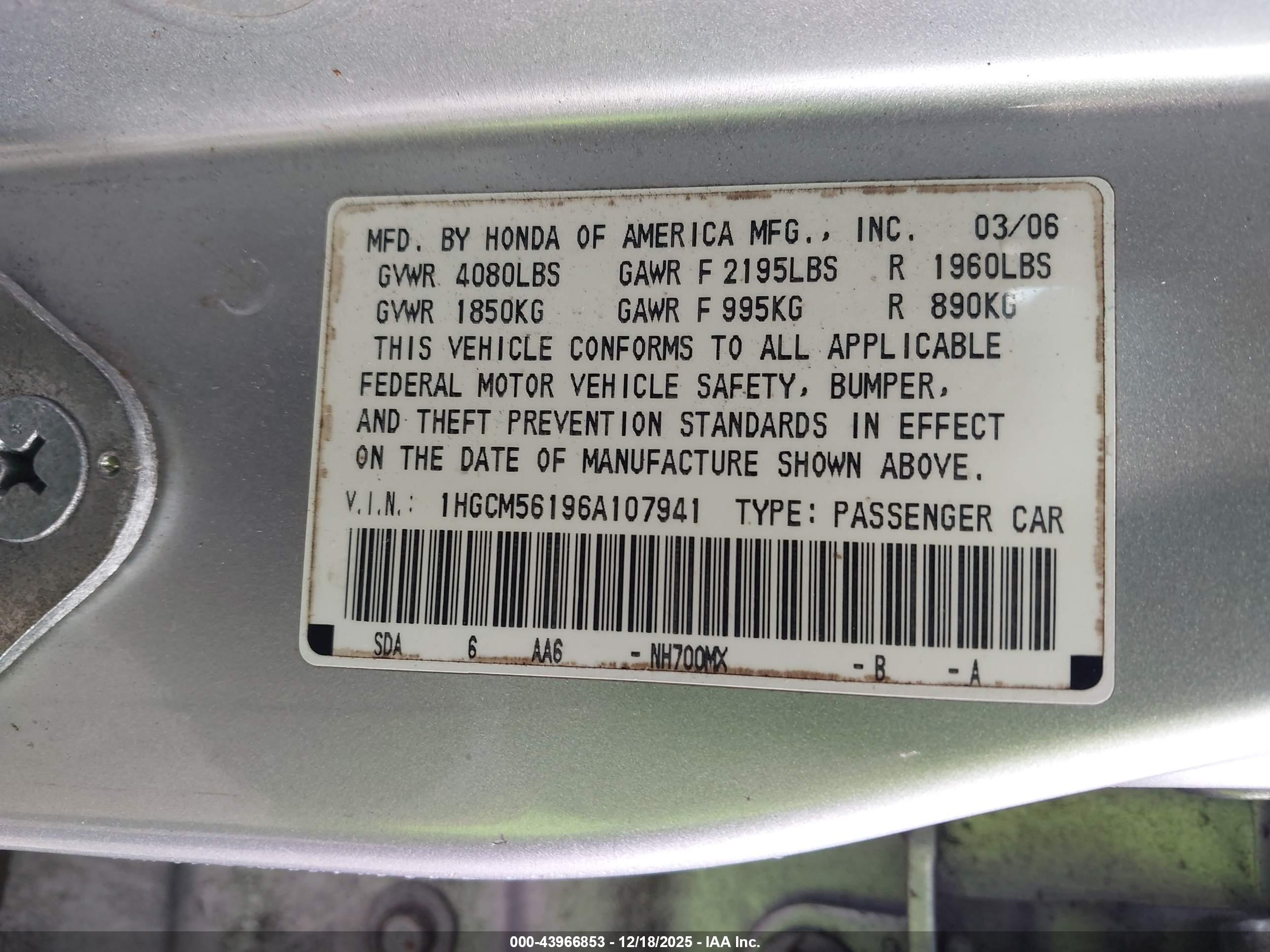 HONDA ACCORD image 9