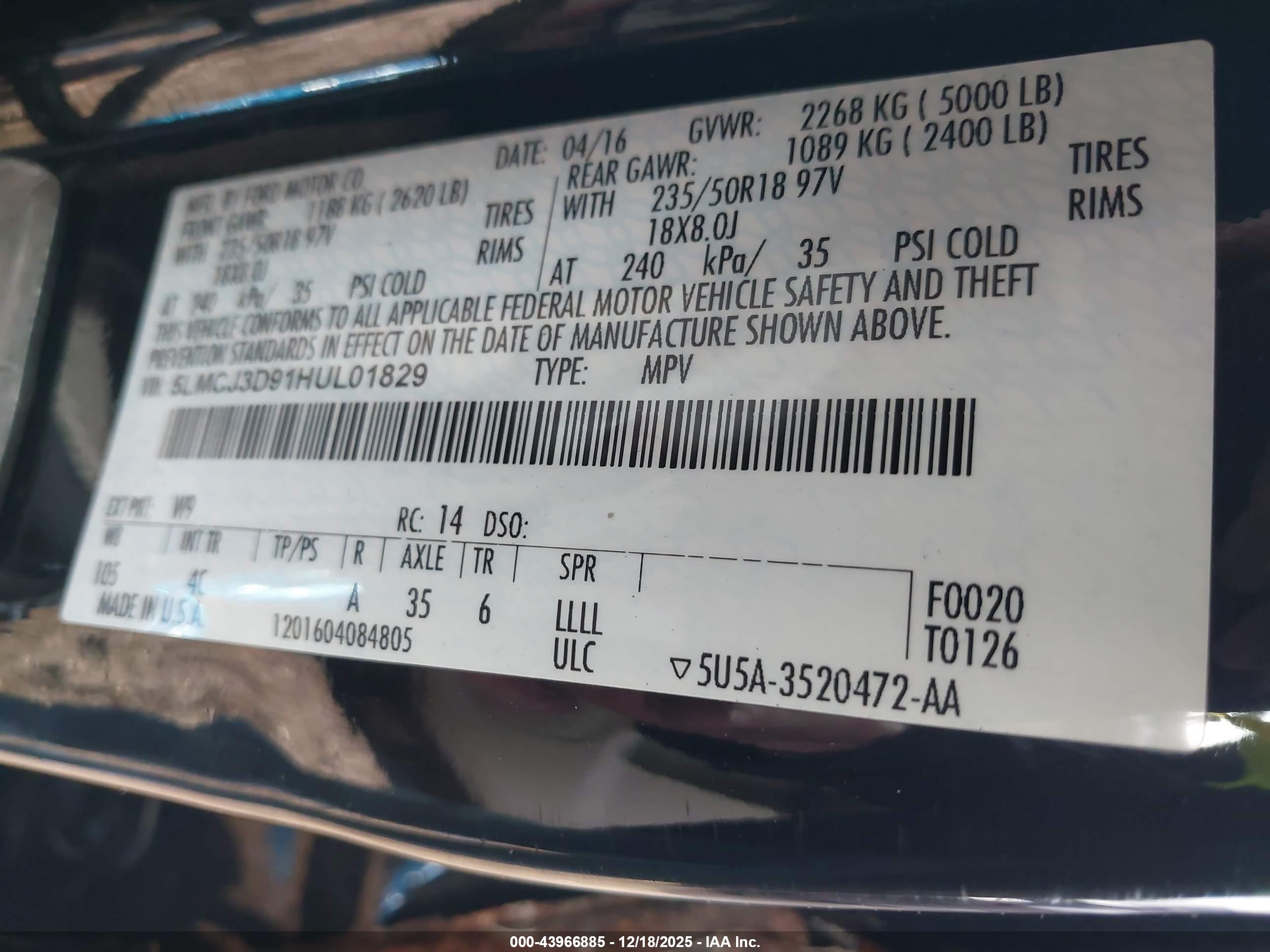 LINCOLN MKC image 9