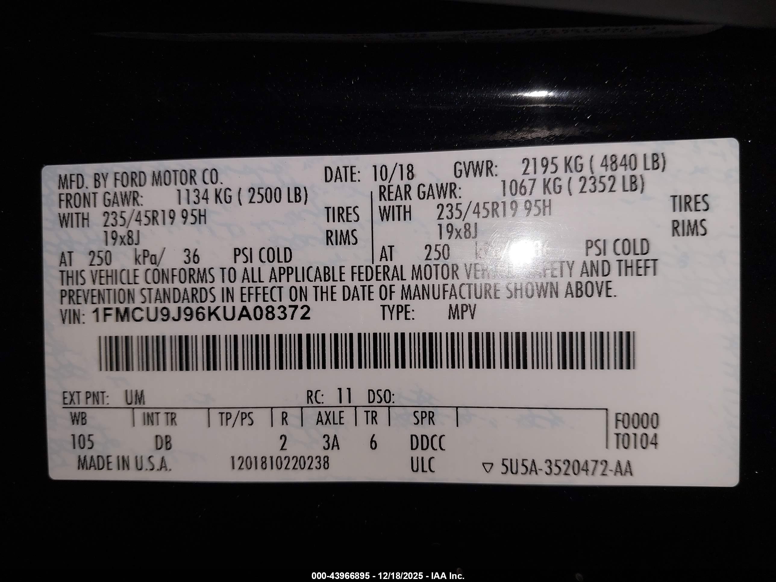 FORD ESCAPE image 9