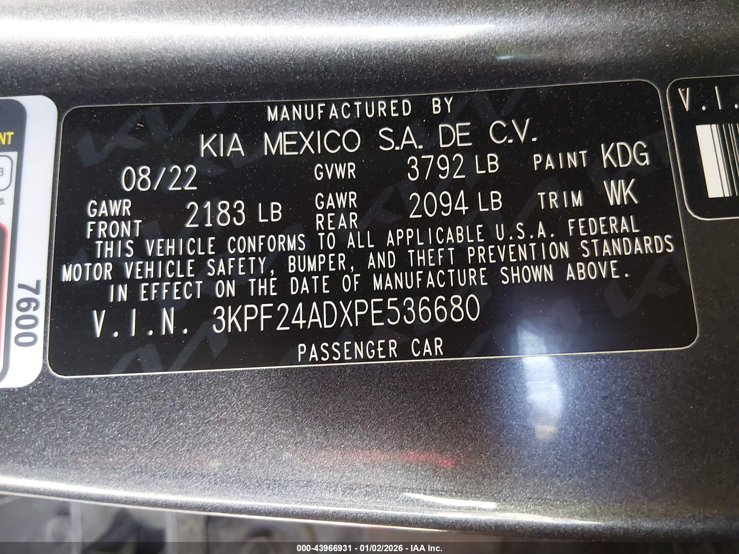 KIA FORTE image 9