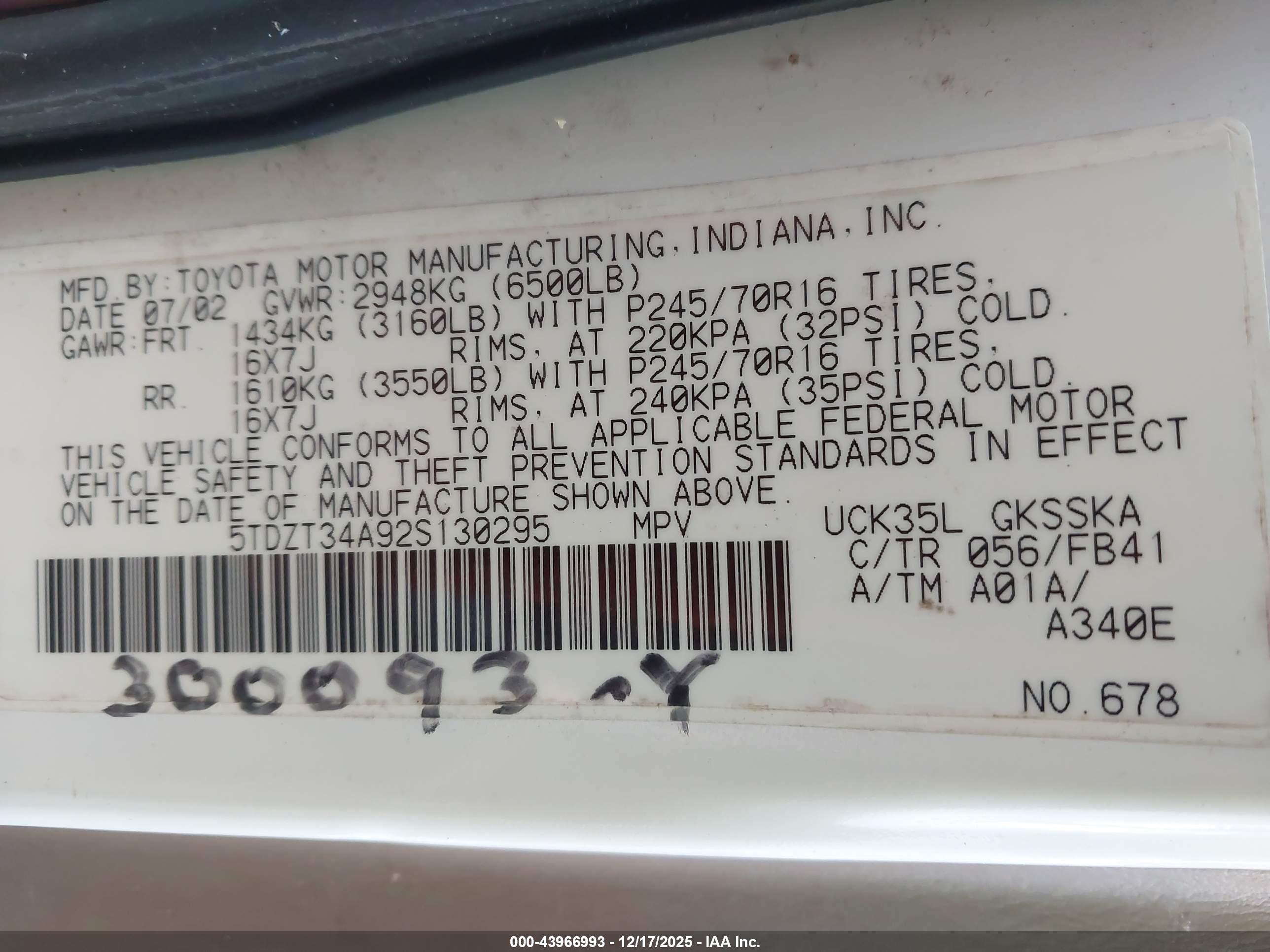 TOYOTA SEQUOIA image 9