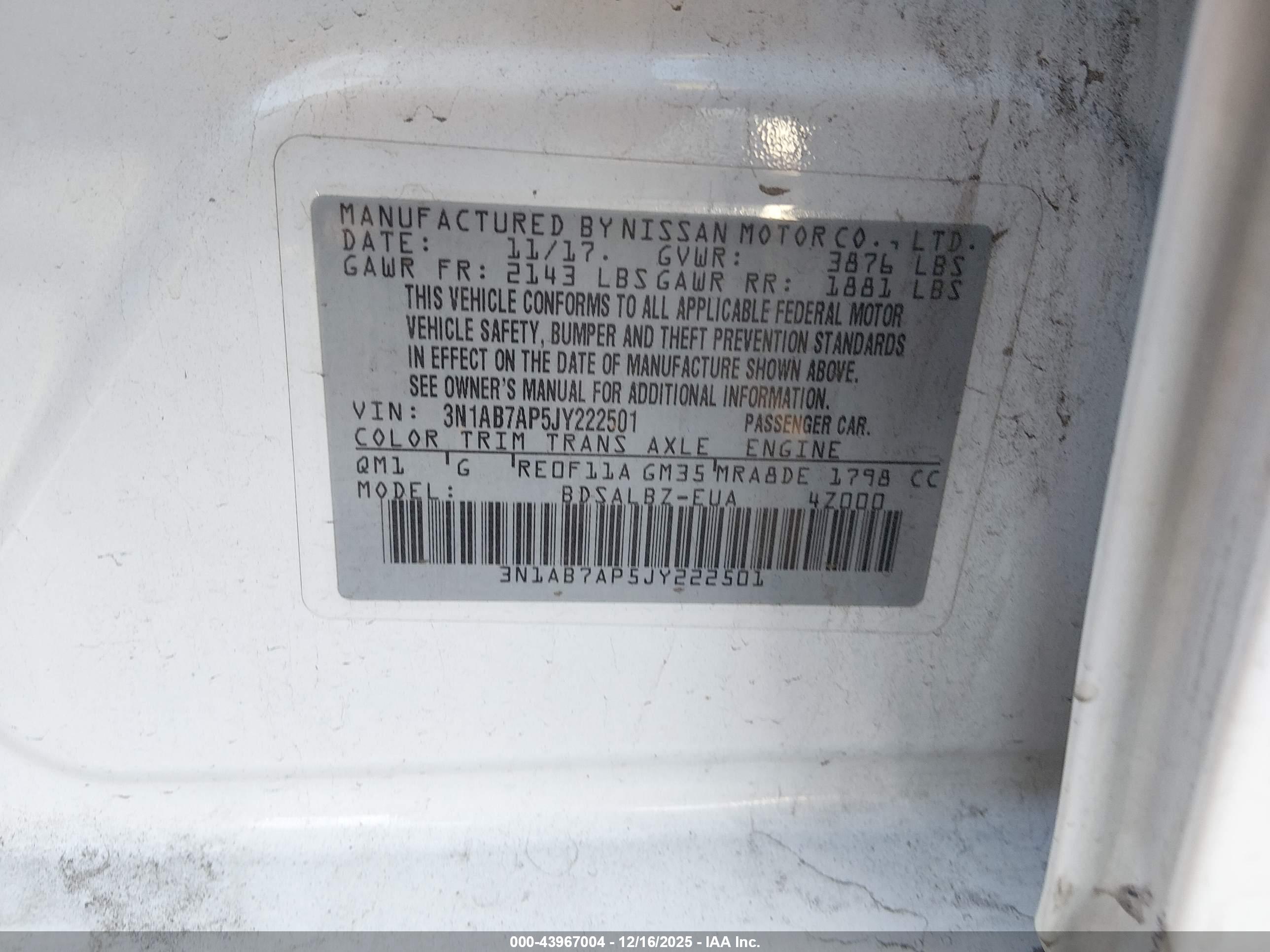NISSAN SENTRA image 9