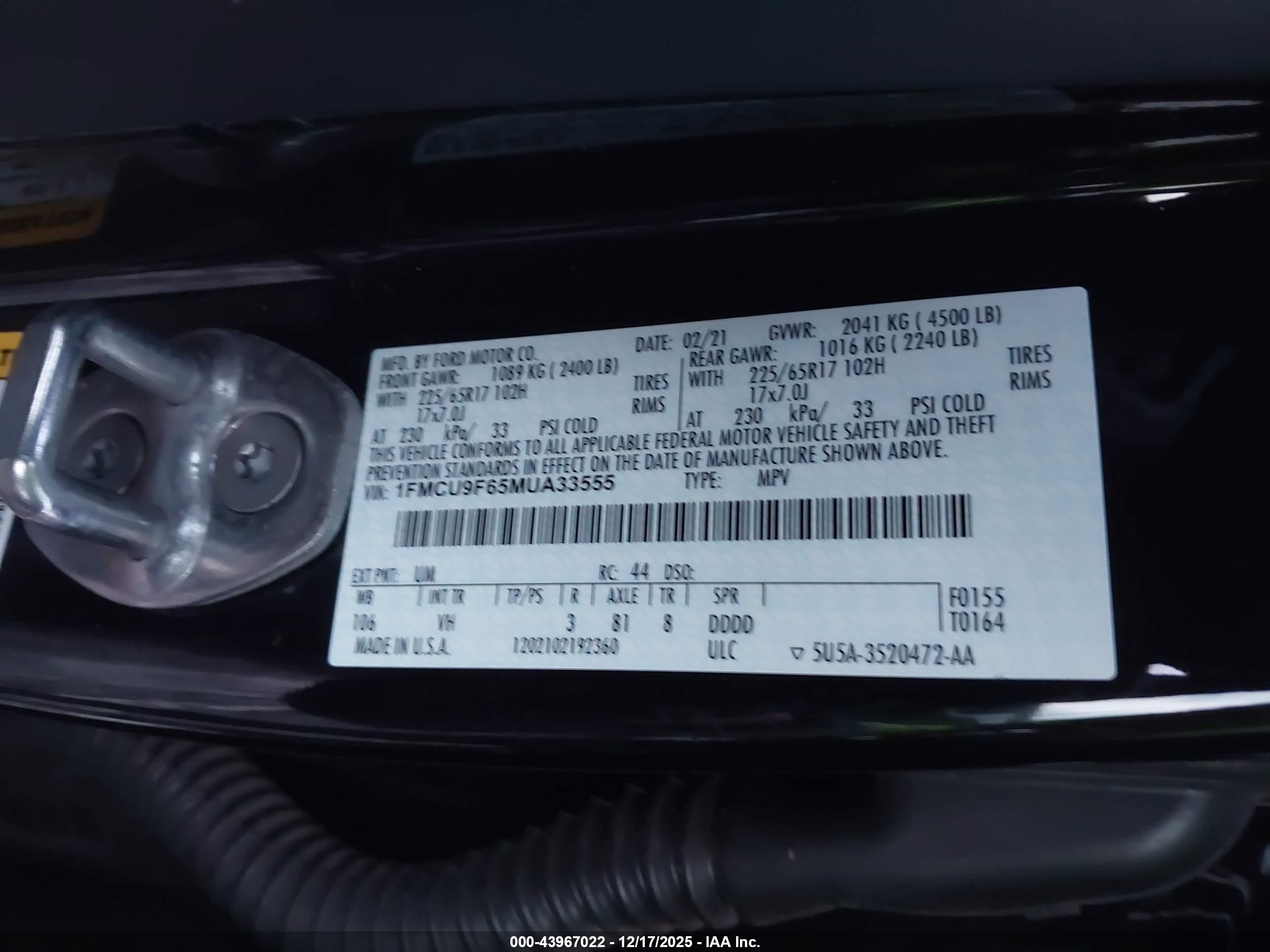 FORD ESCAPE image 9