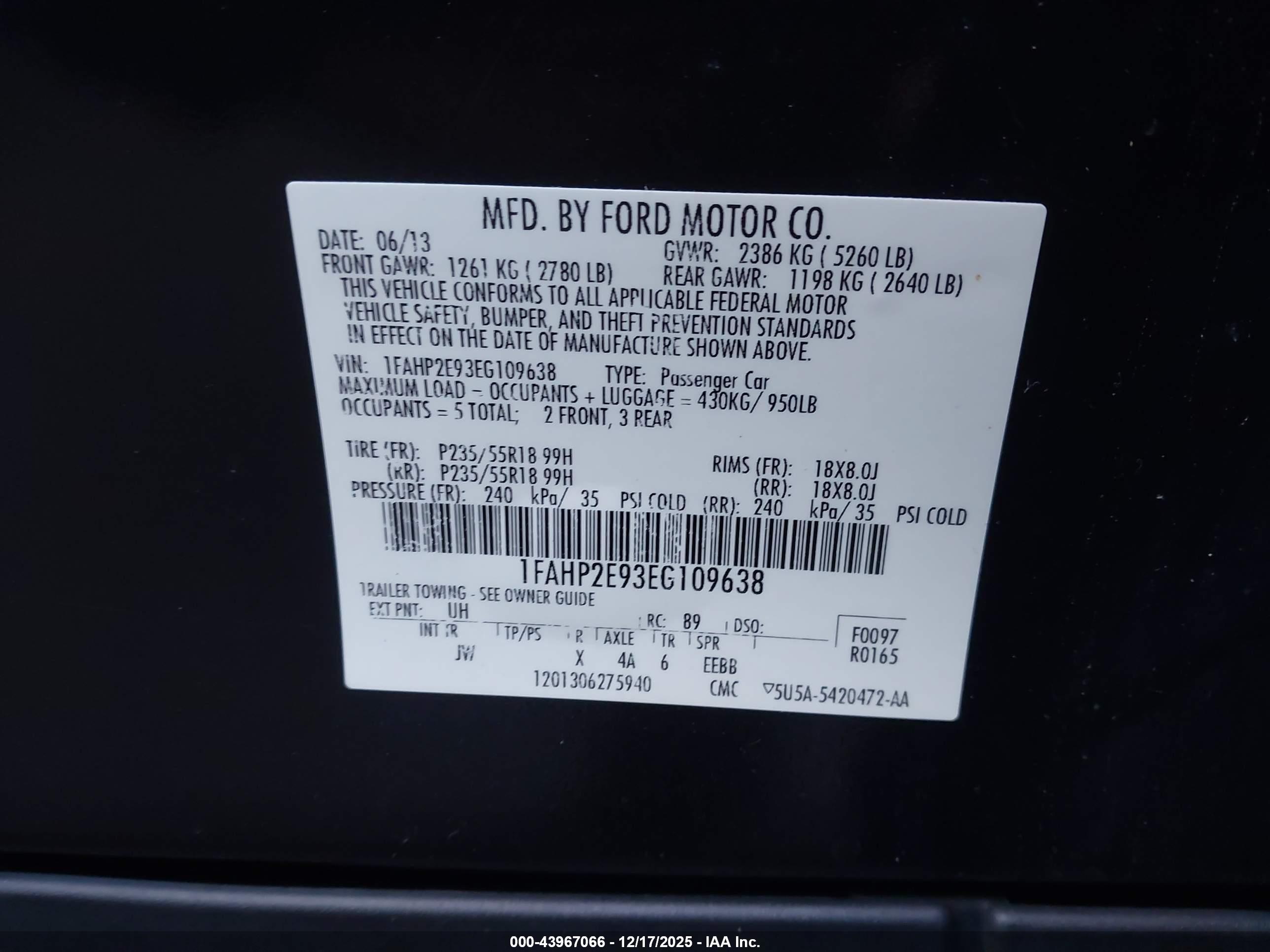 FORD TAURUS image 9